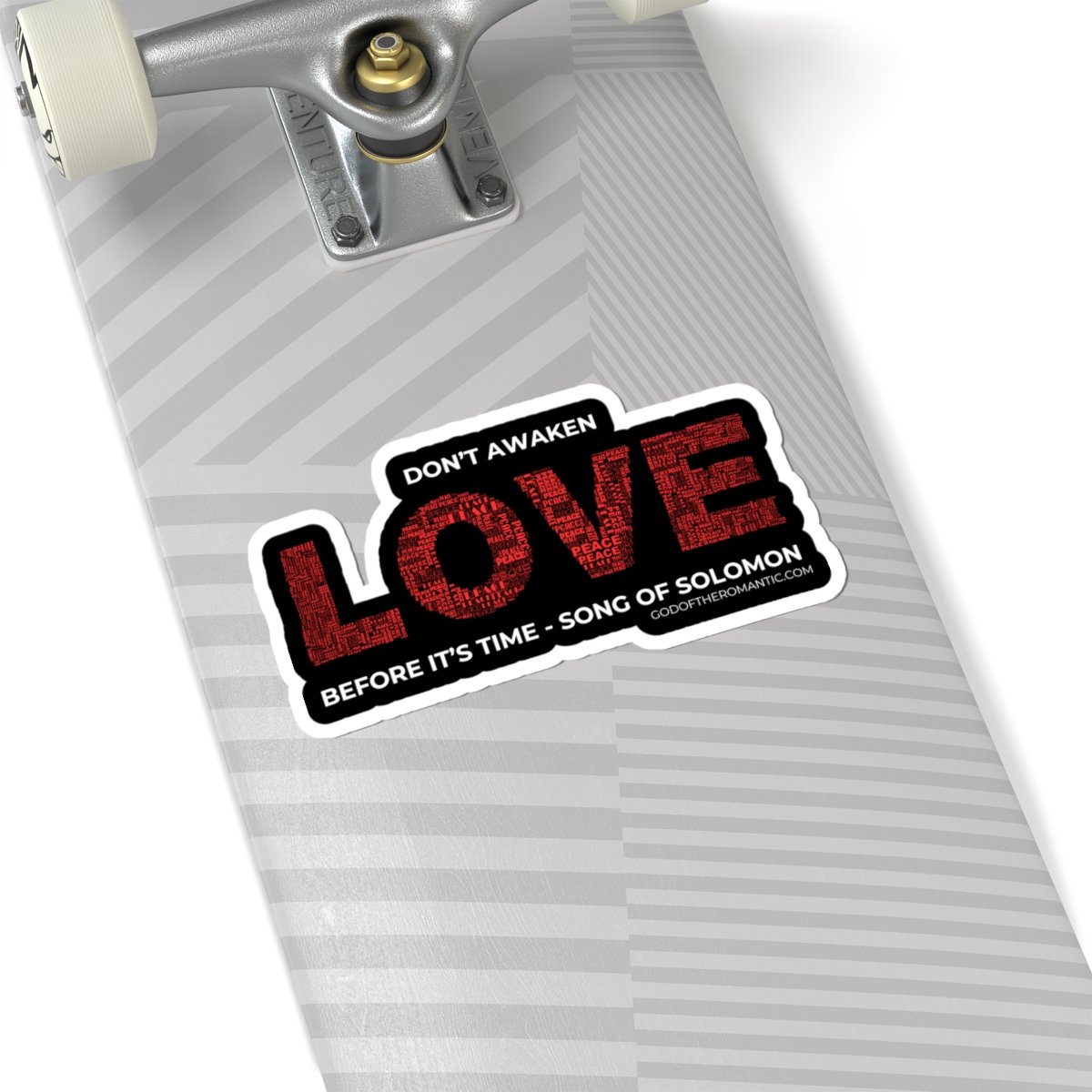 God Of The Romantic - Love In Peace Die Cut Stickers
