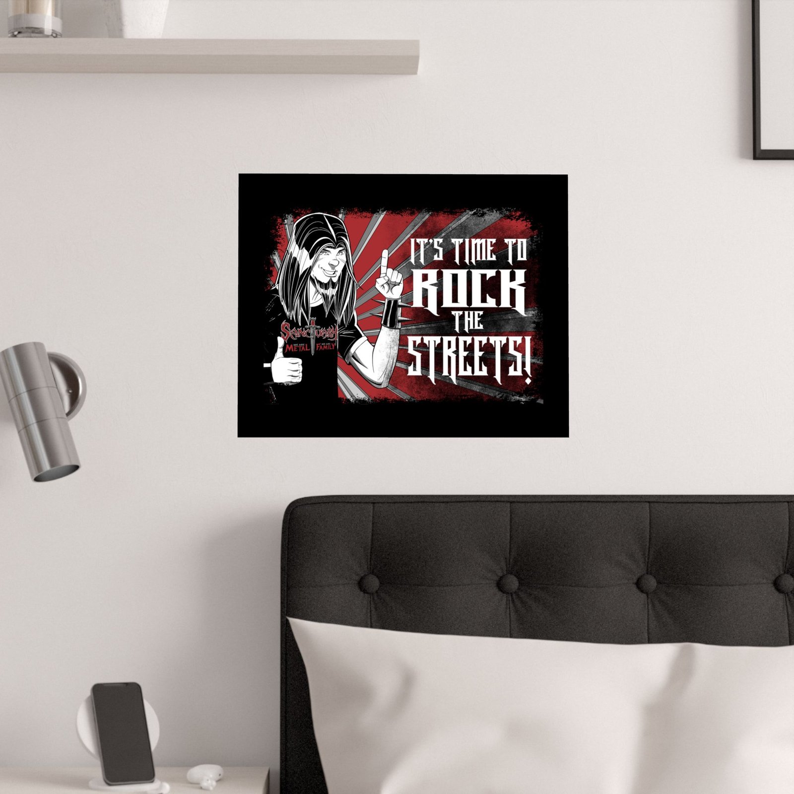Sanctuary International - It's Time To Rock Poster Prints (210gsm) - Image 11