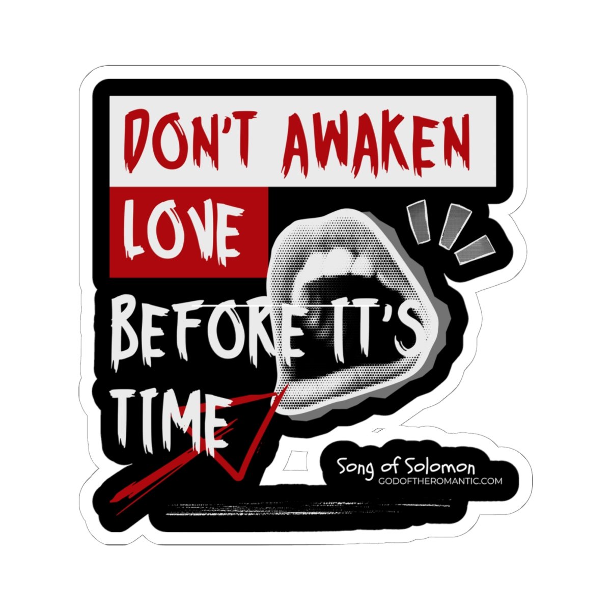God Of The Romantic - Awaken (Punk Version) Die Cut Stickers - Image 2