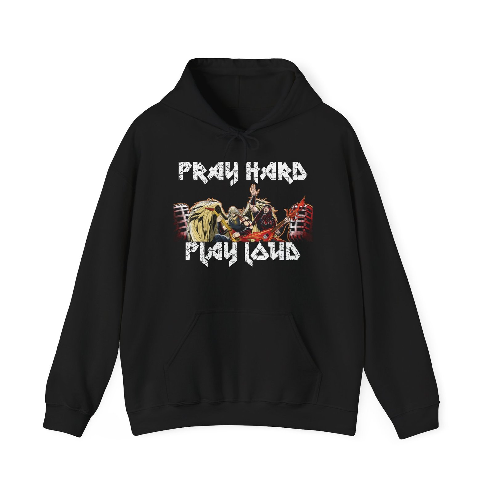 Sanctuary International - Pray Hard Pray Loud Pullover Hooded Sweatshirt (2-Sided)