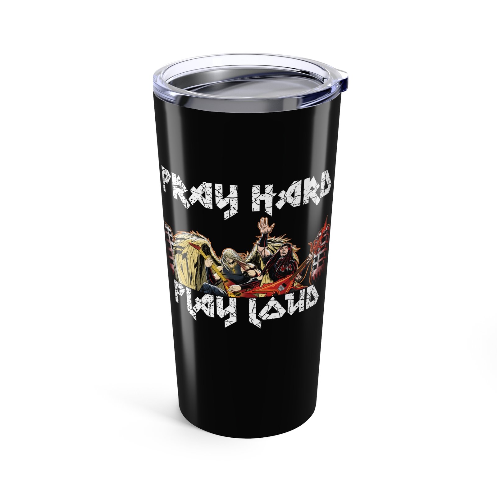 Sanctuary International - Pray Hard Pray Loud 20oz Stainless Steel Tumbler