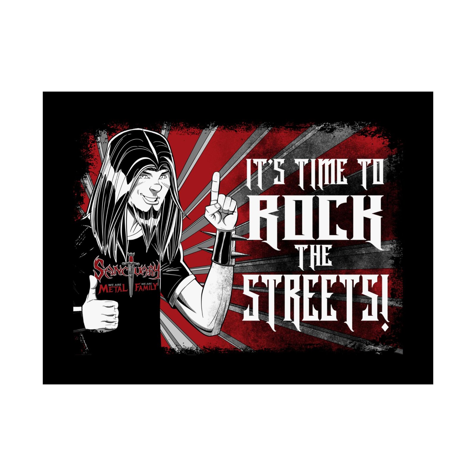 Sanctuary International - It's Time To Rock Poster Prints (210gsm) - Image 21