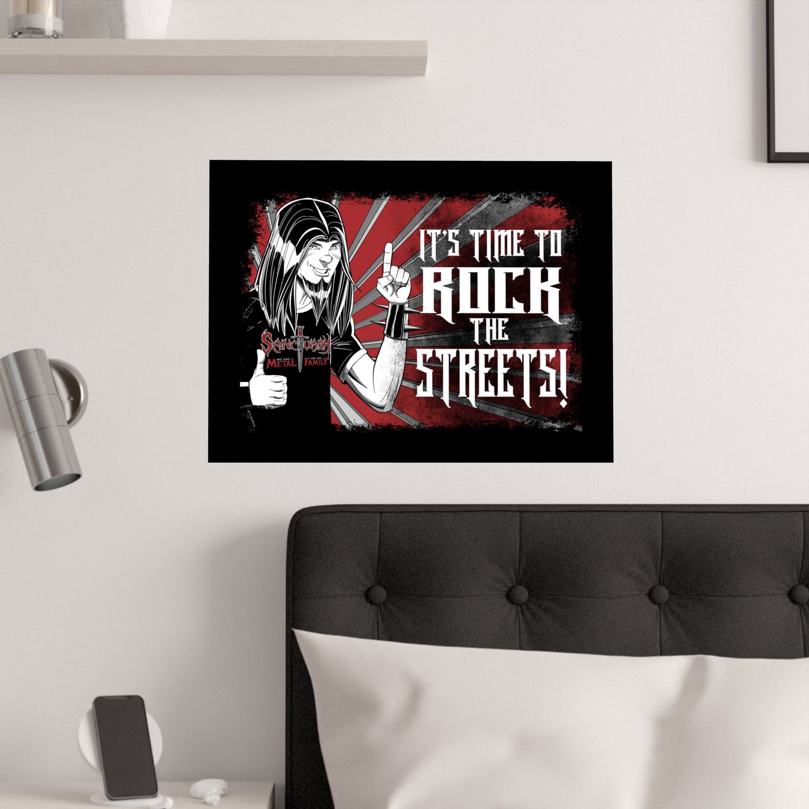 Sanctuary International - It's Time To Rock Poster Prints (210gsm) - Image 15