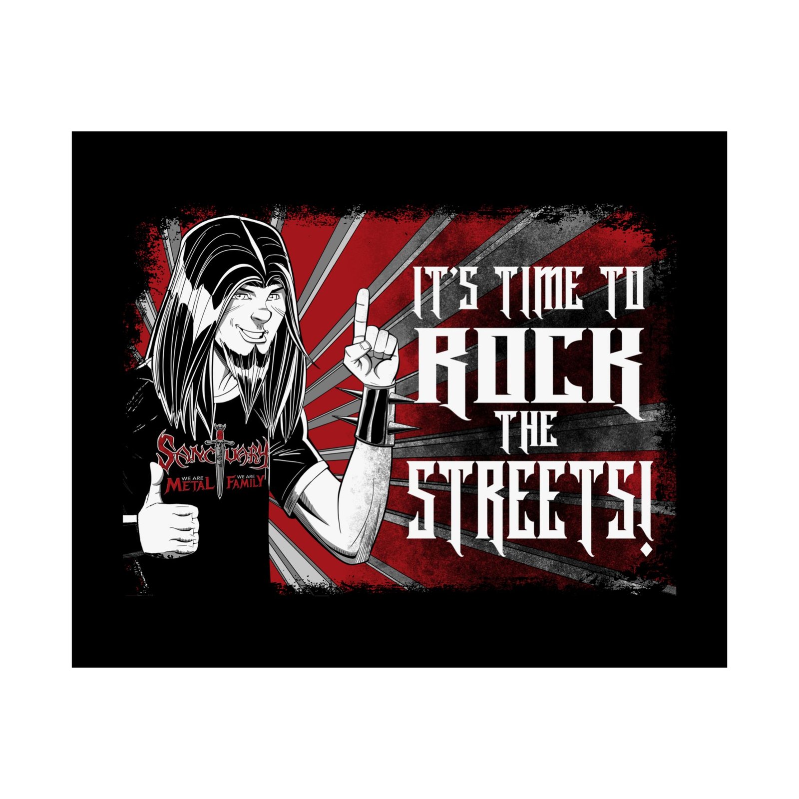 Sanctuary International - It's Time To Rock Poster Prints (210gsm)