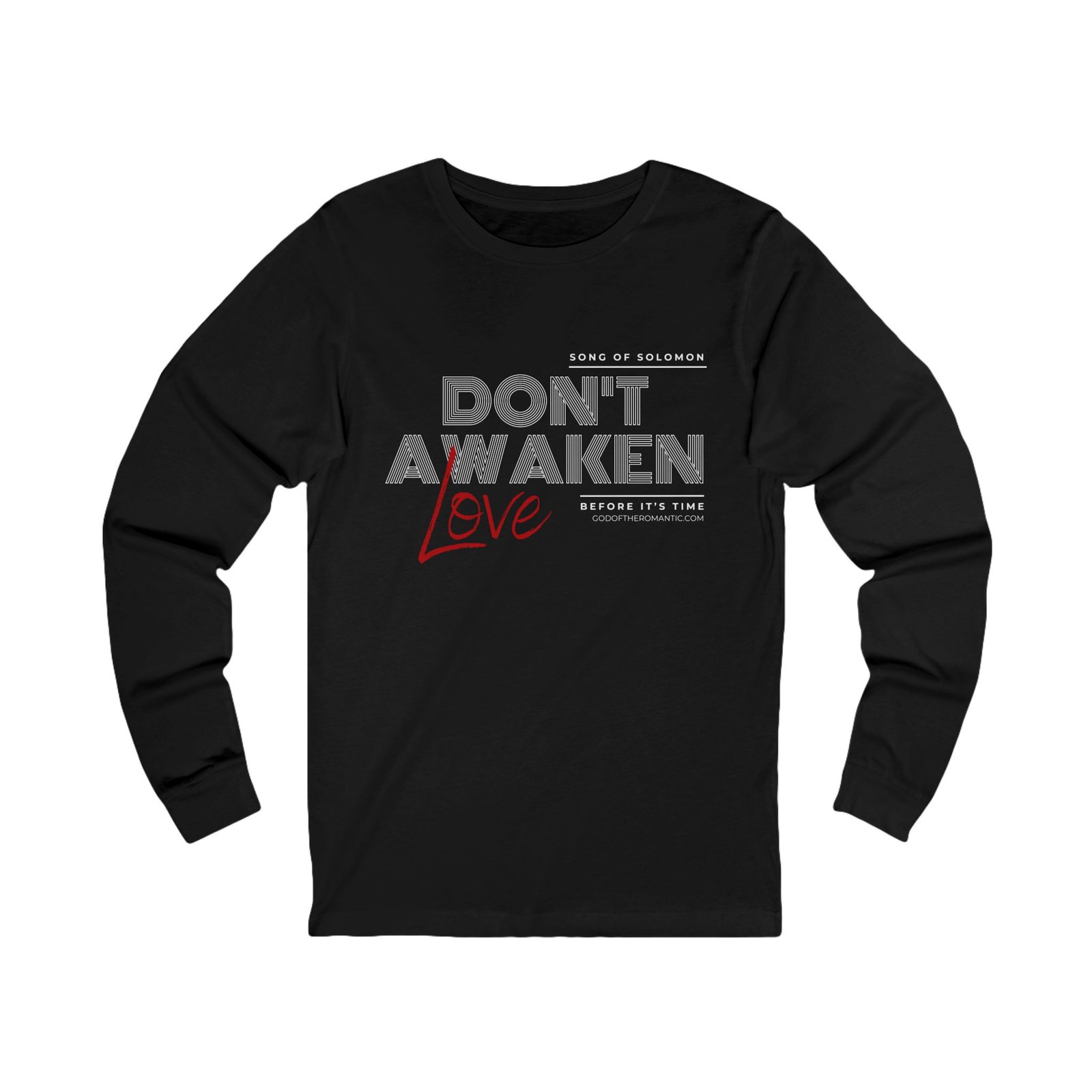 God Of The Romantic - Awaken (Pinstripes Version) Long Sleeve Tshirt
