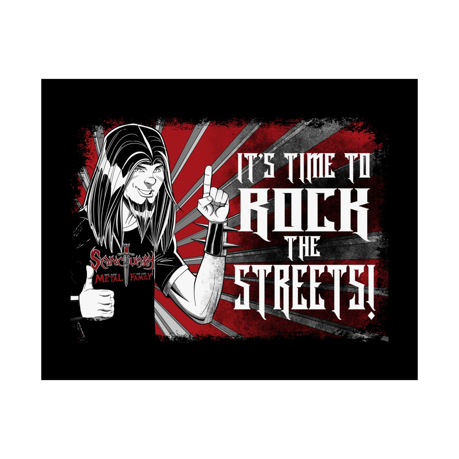 Sanctuary International - It's Time To Rock Poster Prints (210gsm) - Image 9