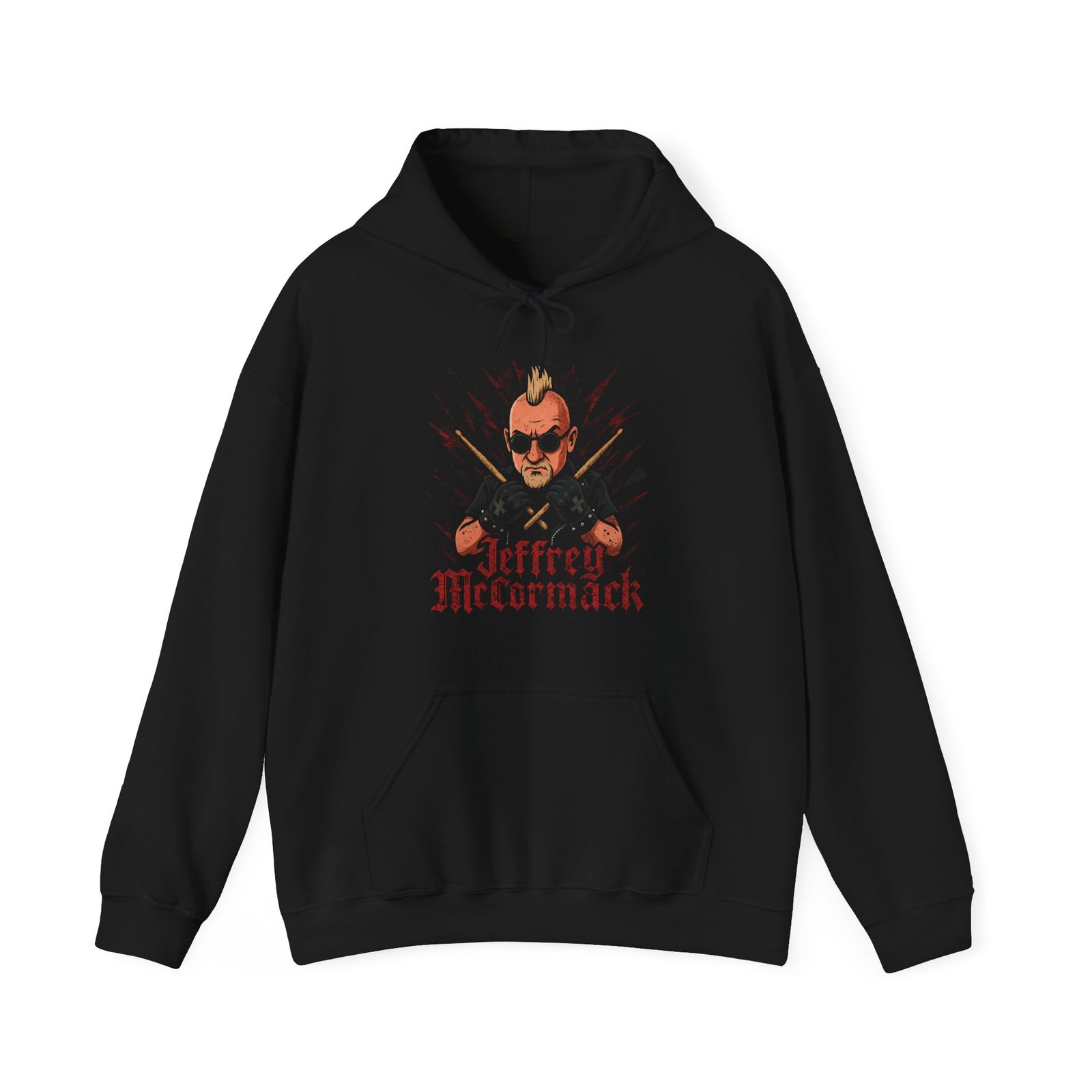 Jeffrey McCormack Cartoon Pullover Hooded Sweatshirt (2-Sided)