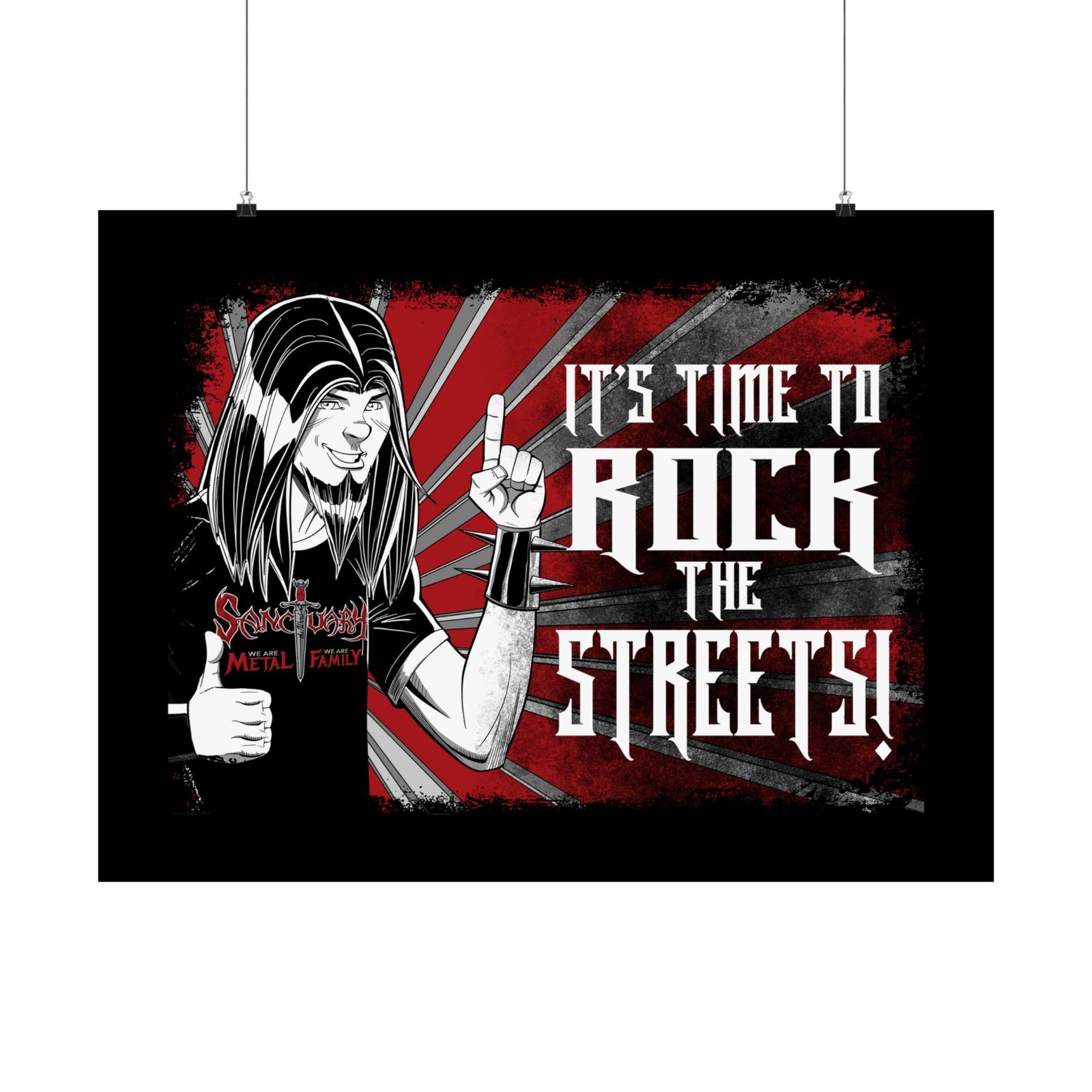 Sanctuary International - It's Time To Rock Poster Prints (210gsm) - Image 22