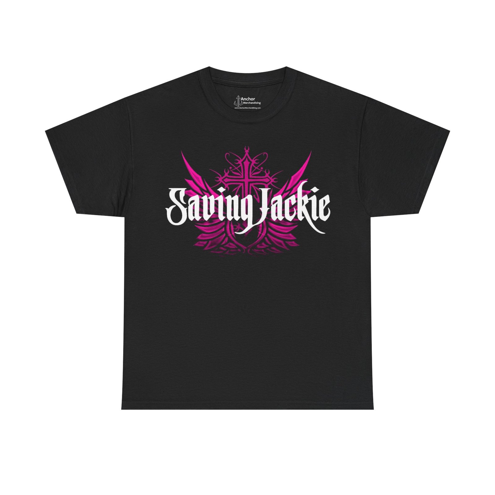 Saving Jackie Wings Logo Short Sleeve T-shirt