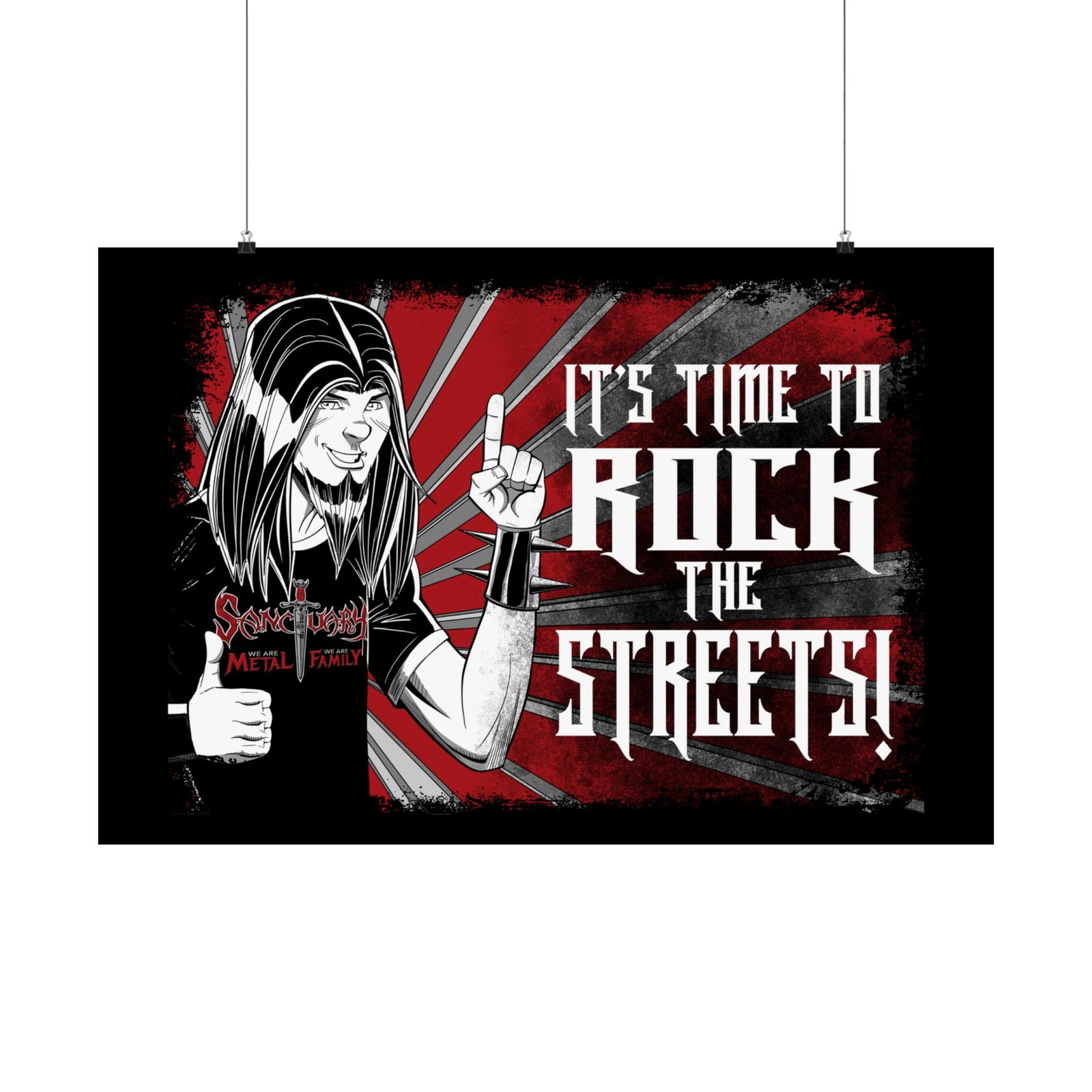 Sanctuary International - It's Time To Rock Poster Prints (210gsm) - Image 18