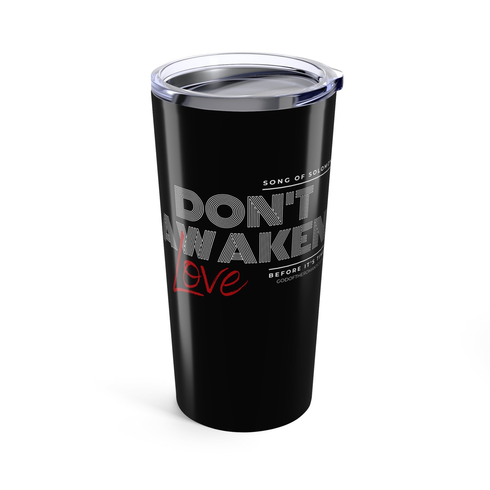 God Of The Romantic - Awaken (Pinstripes Version) 20oz Stainless Steel Tumbler