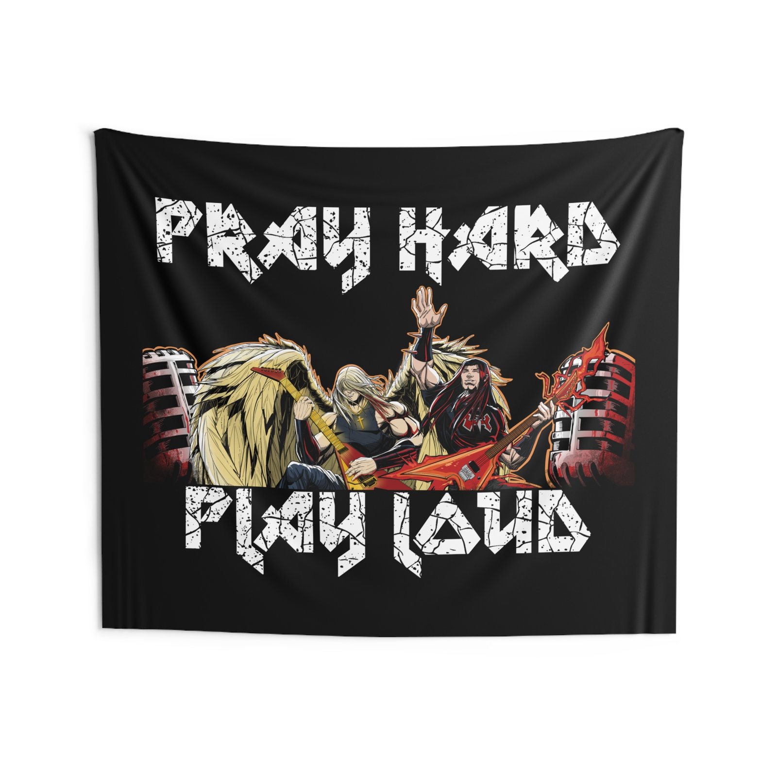 Sanctuary International - Pray Hard Pray Loud Indoor Wall Tapestries - Image 4