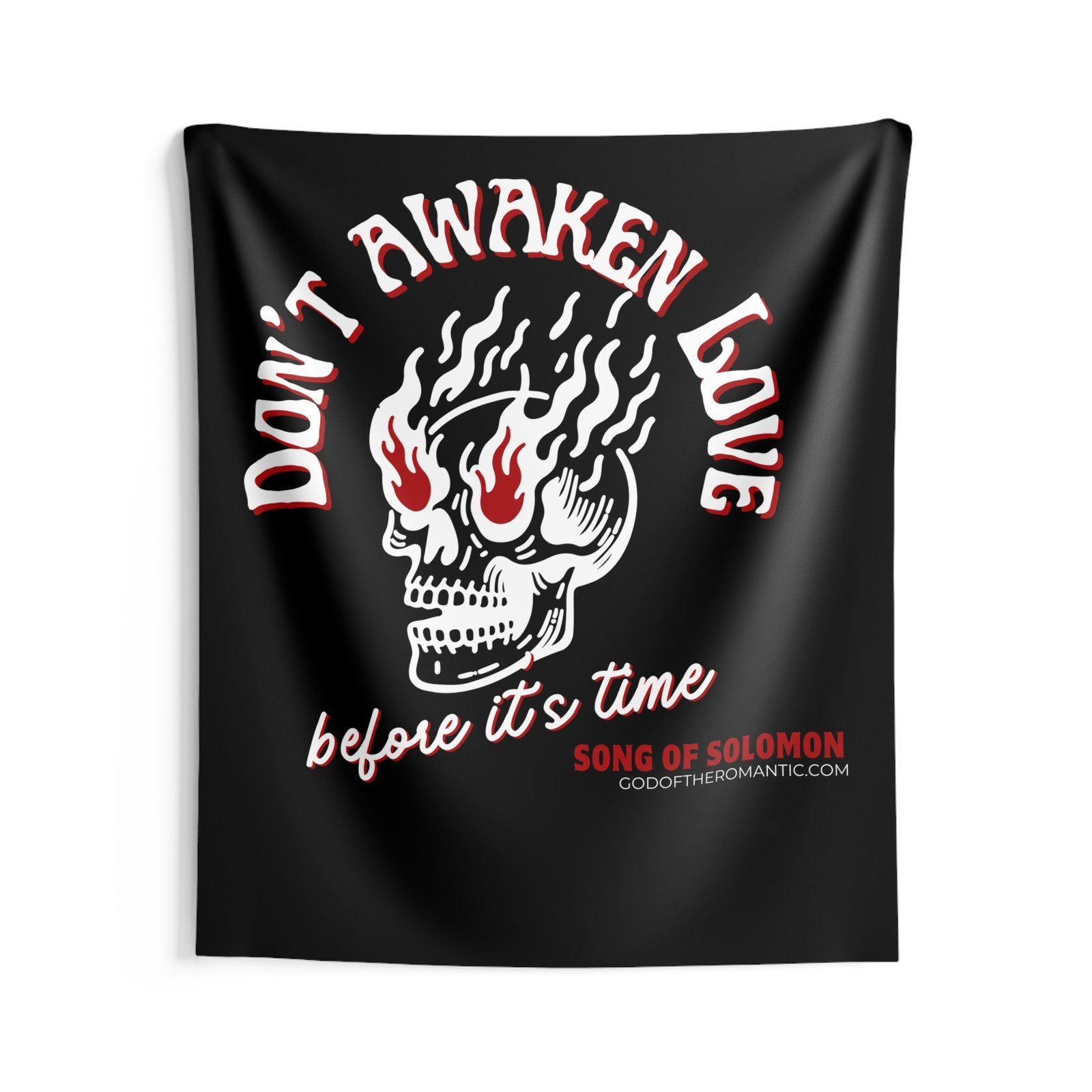 God Of The Romantic - Awaken Skull Indoor Wall Tapestries
