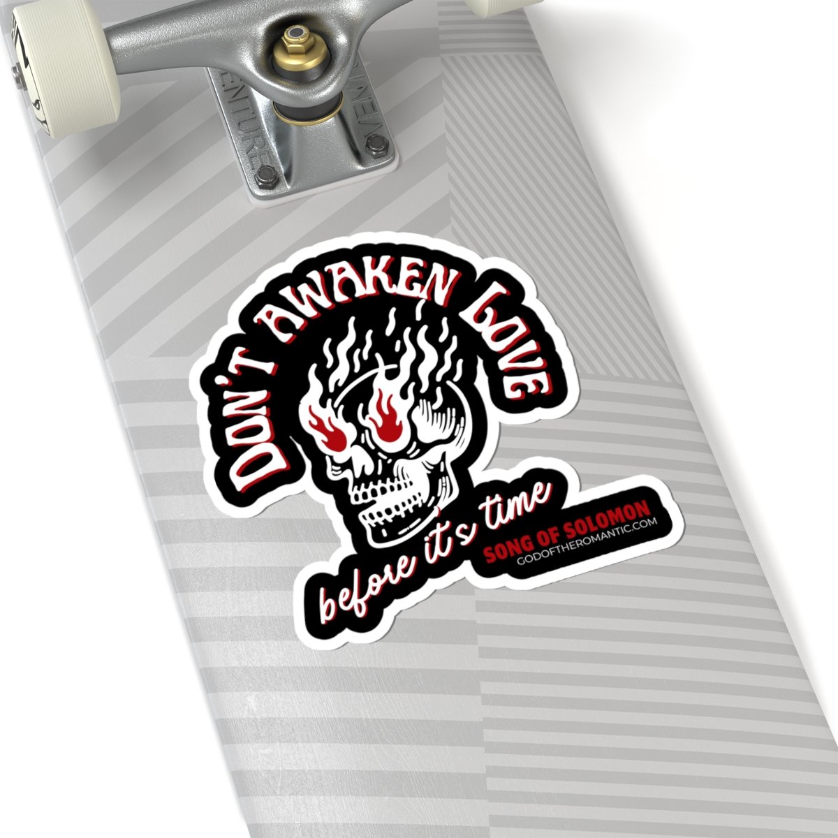 God Of The Romantic - Awaken Skull Die Cut Stickers