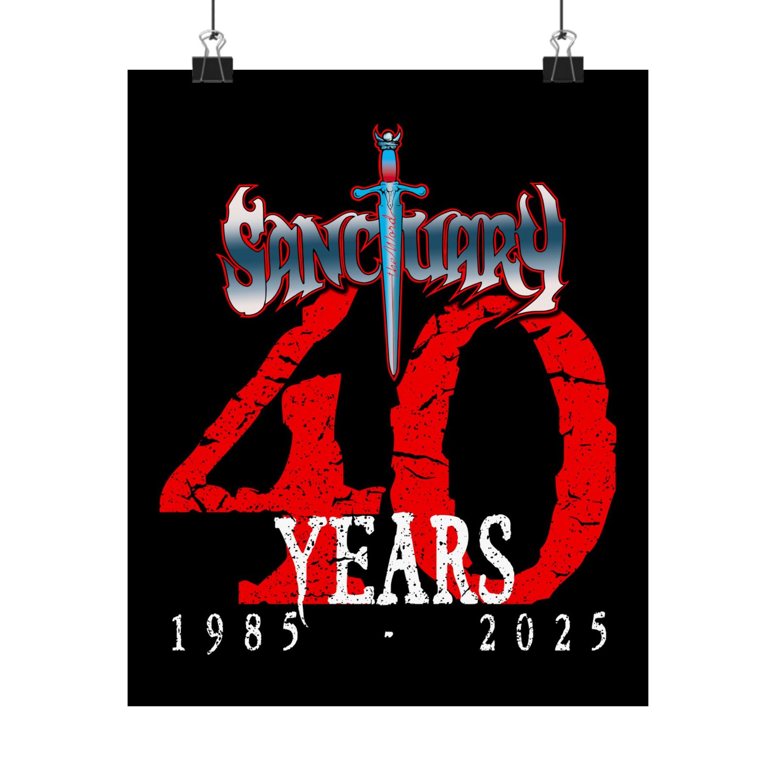 Sanctuary International - 40th Anniversary Poster Prints (210gsm) - Image 2