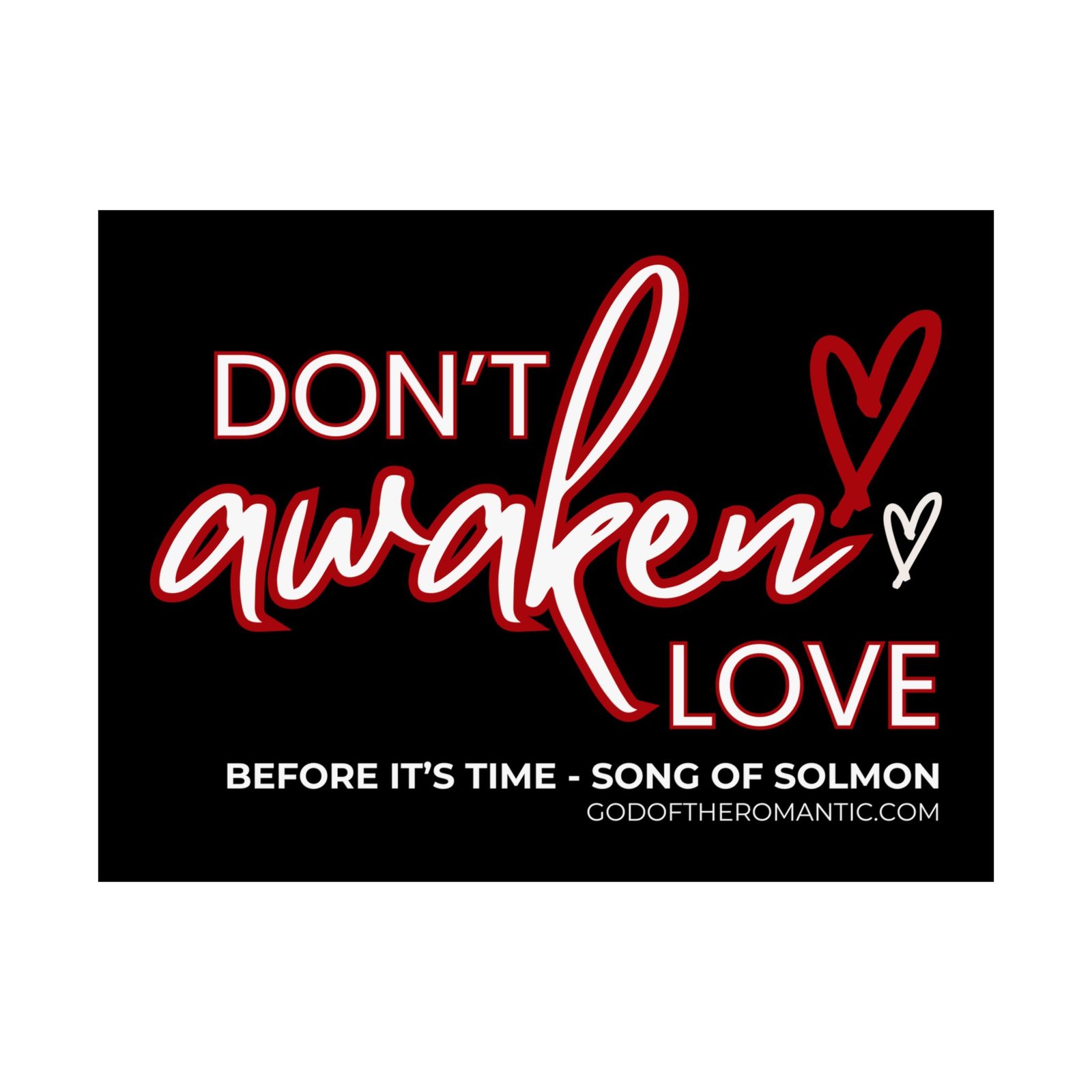 God Of The Romantic - Awaken Hearts Poster Prints (210gsm)