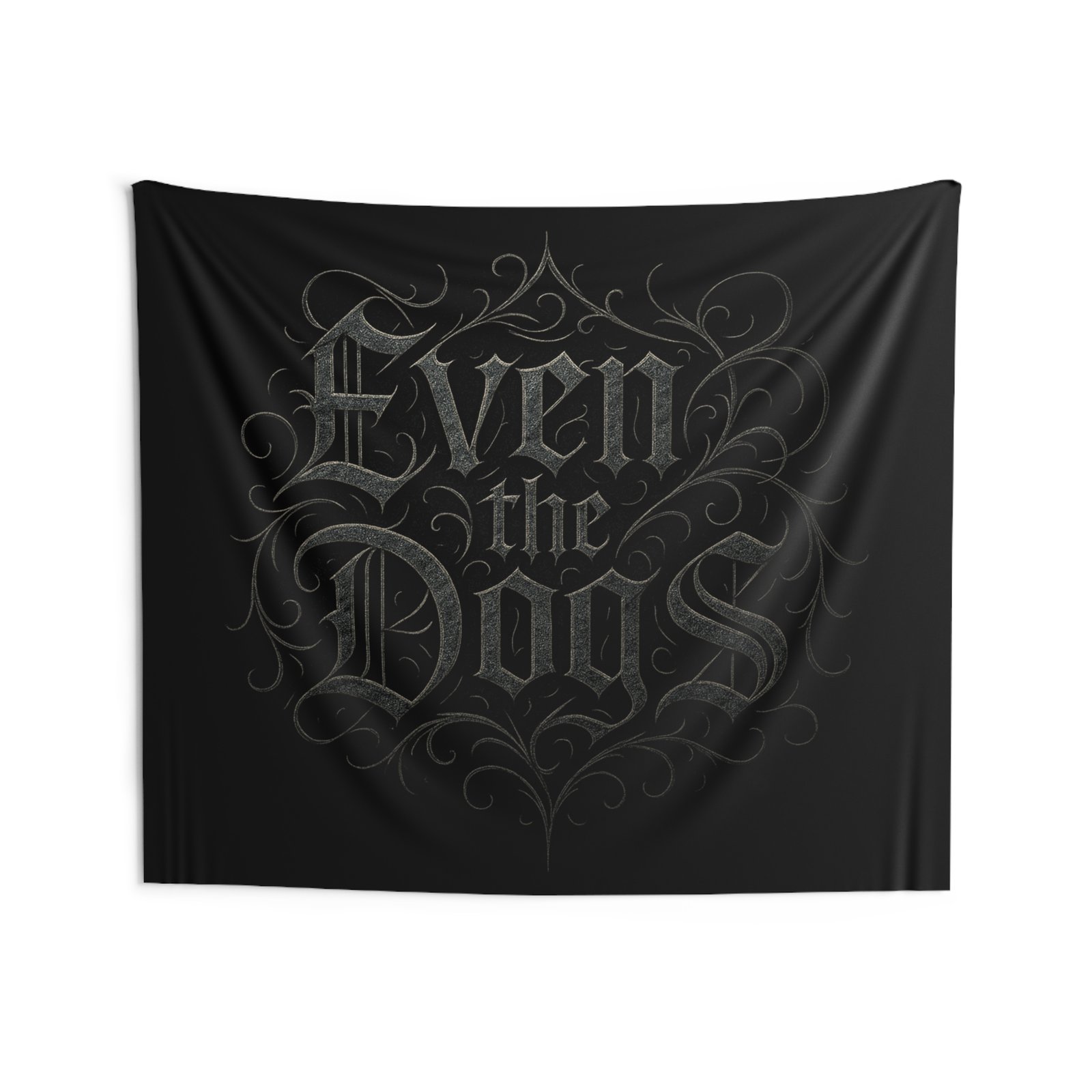 Even The Dogs Logo Indoor Wall Tapestries
