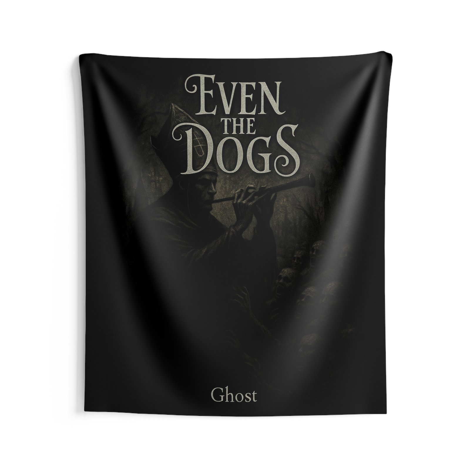 Even The Dogs - Ghost Indoor Wall Tapestries