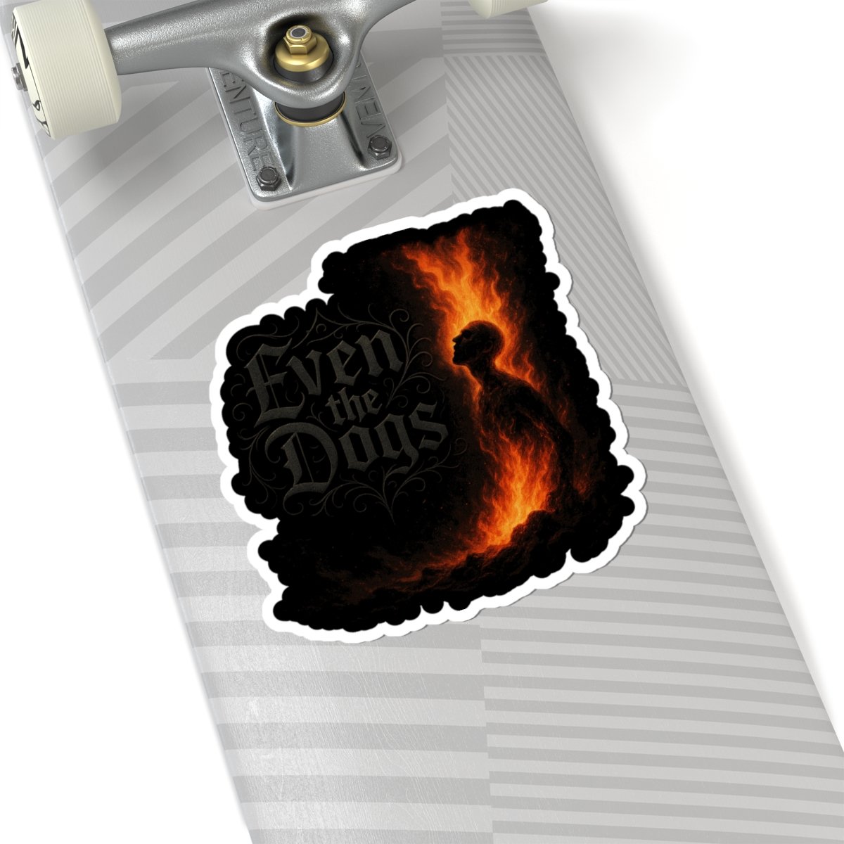 Even The Dogs - Flames Die Cut Stickers