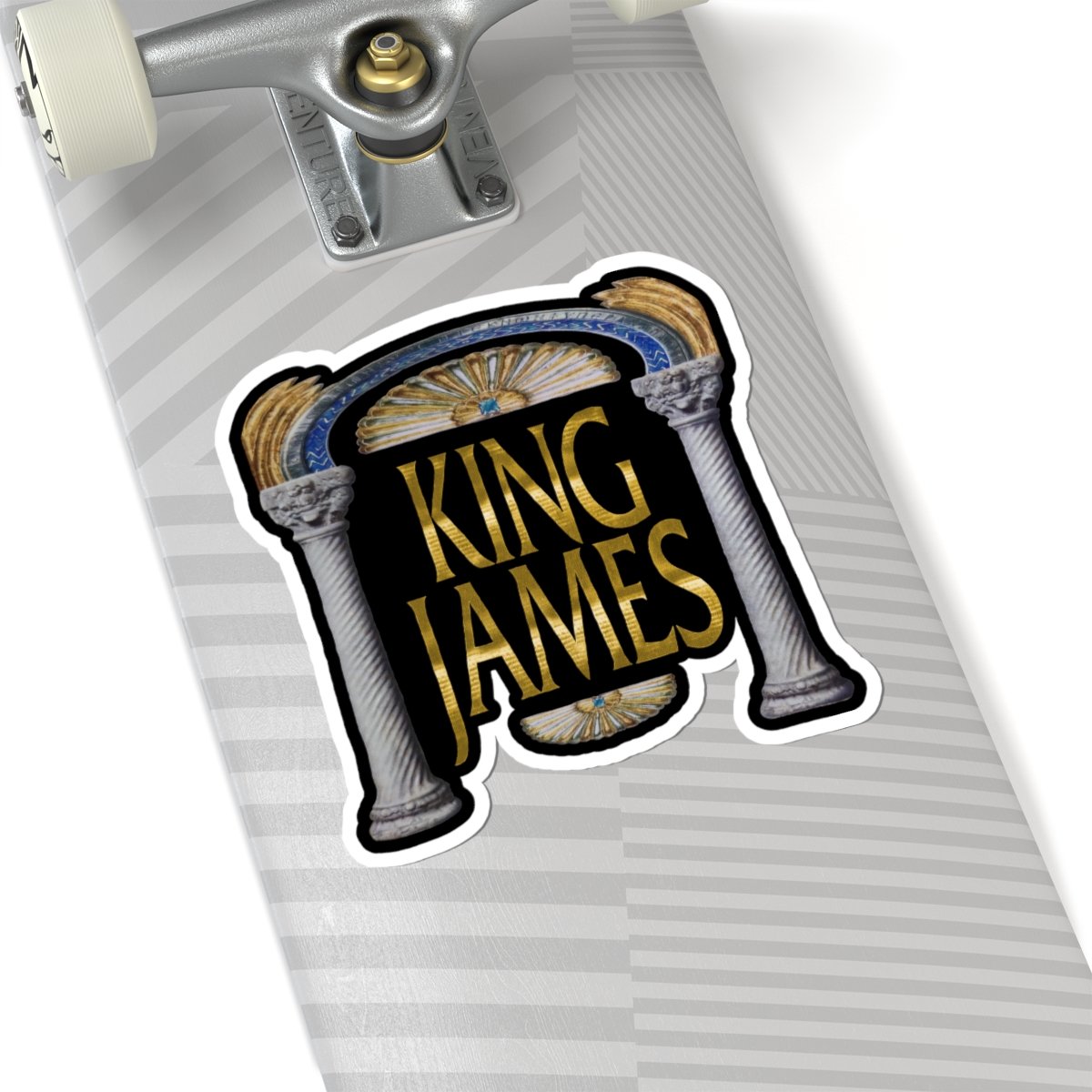 King James Die Cut Stickers