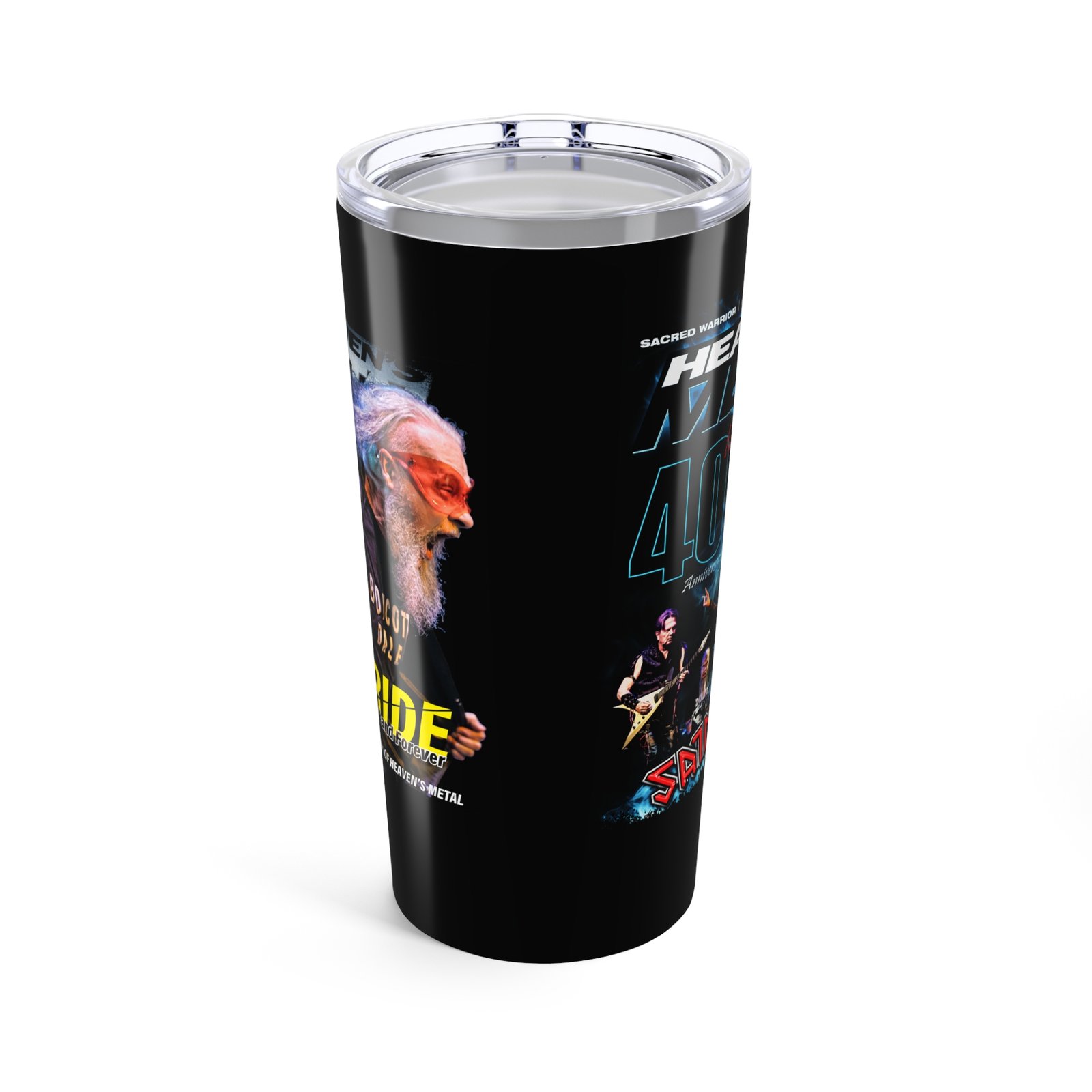 Heaven's Metal 40th Anniversary 20oz Stainless Steel Tumbler - Image 3