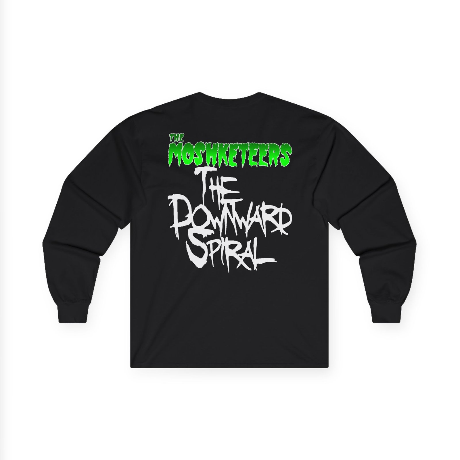 The Moshketeers - The Downward Spiral Long Sleeve Tshirt (2-Sided) - Image 2