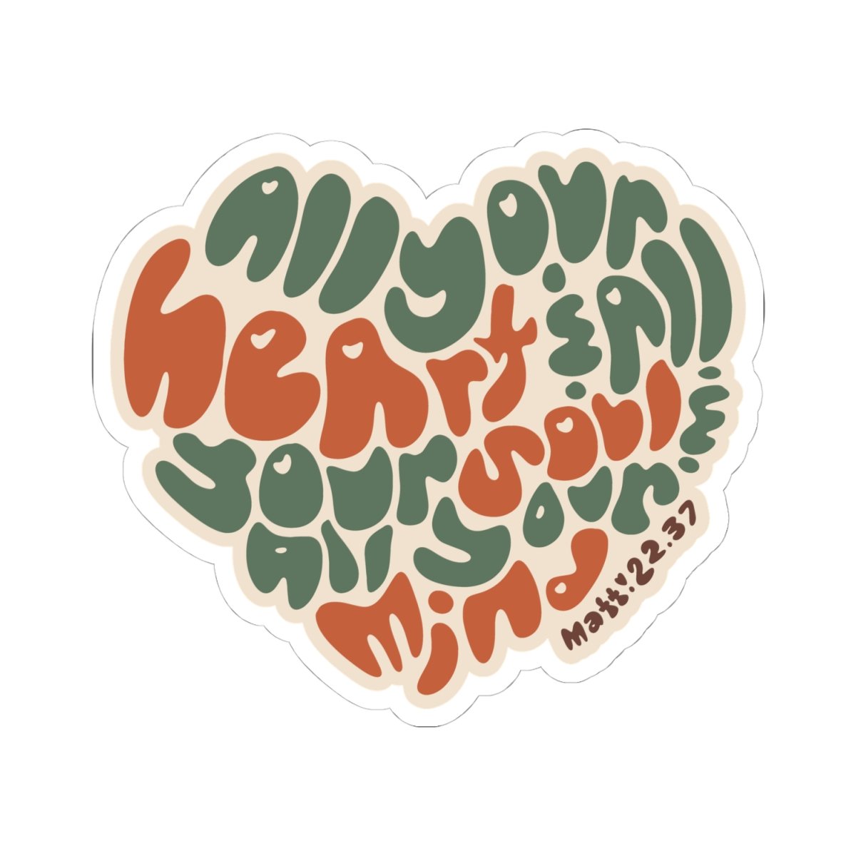 Heart Soul And Mind - Limited Fall Edition Die Cut Stickers (Natural) - Image 10