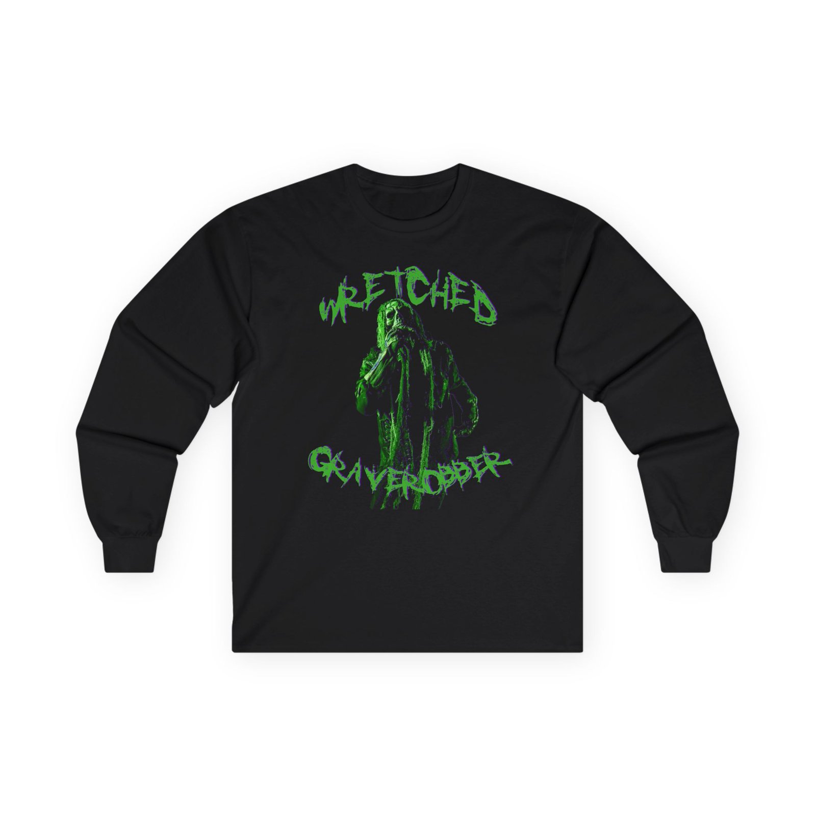 Wretched Graverobber - And I Walk Alone Long Sleeve Tshirt (2-Sided)