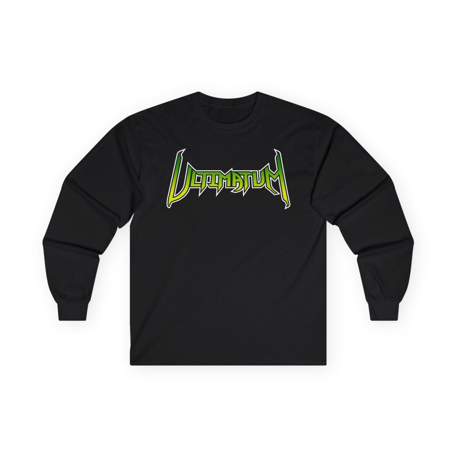 Ultimatum Green Logo Long Sleeve Tshirt