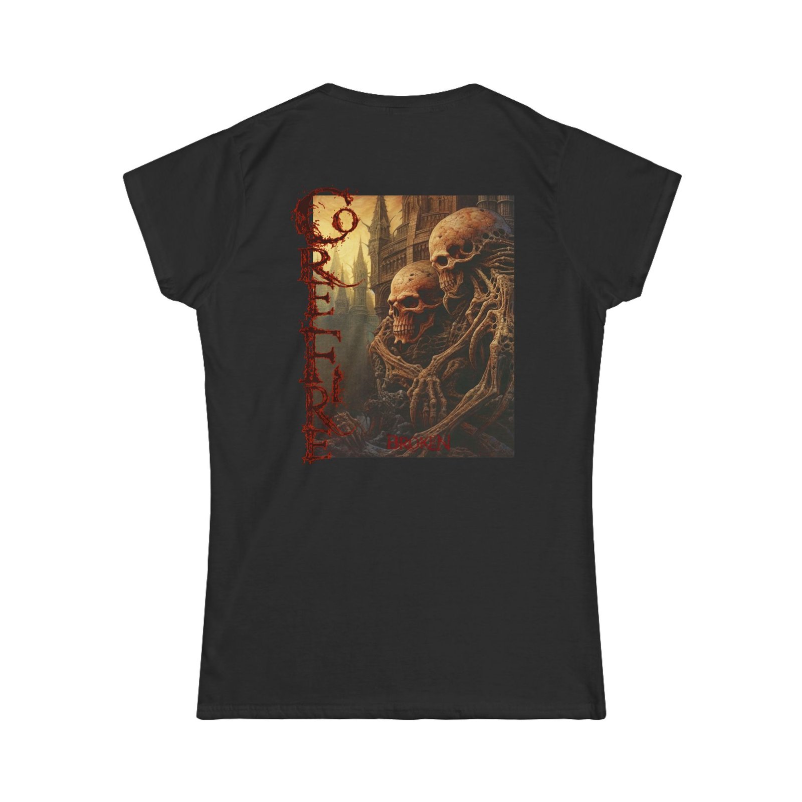 Core Fire - Broken Women's Short Sleeve Tshirt (2-Sided)