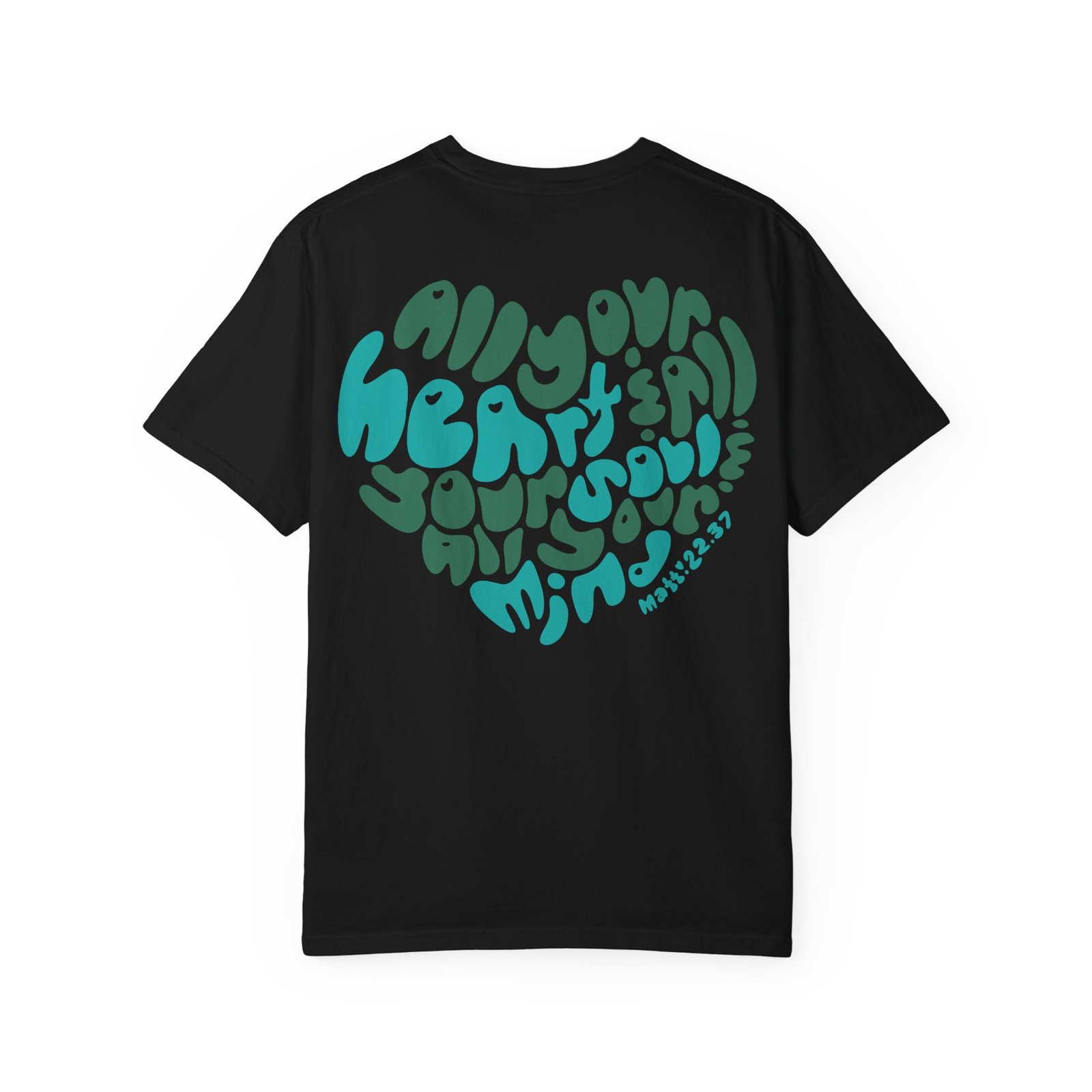 Heart Soul And Mind by Anchor Designs - Unisex Garment-Dyed T-shirt