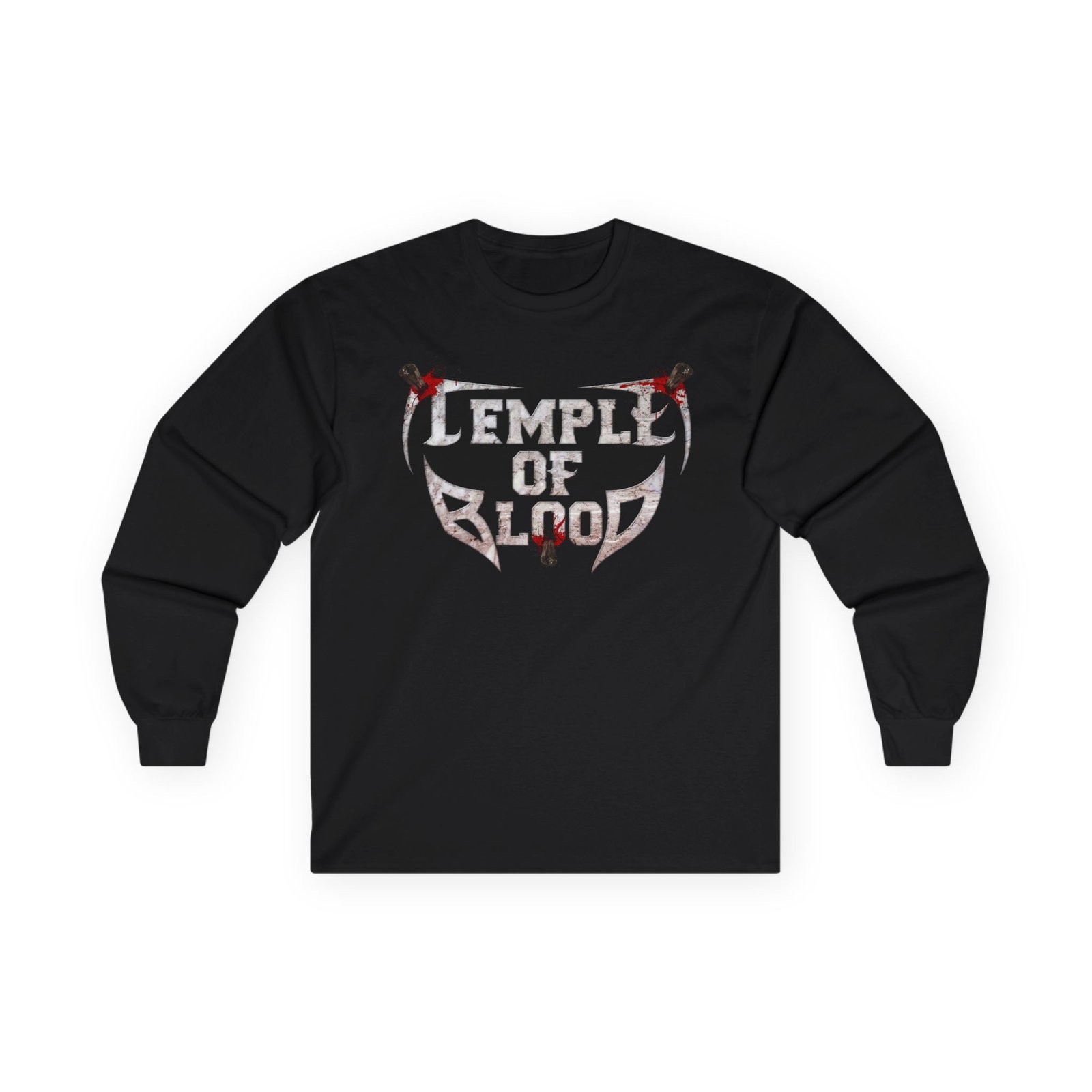 Temple Of Blood Logo Long Sleeve Tshirt