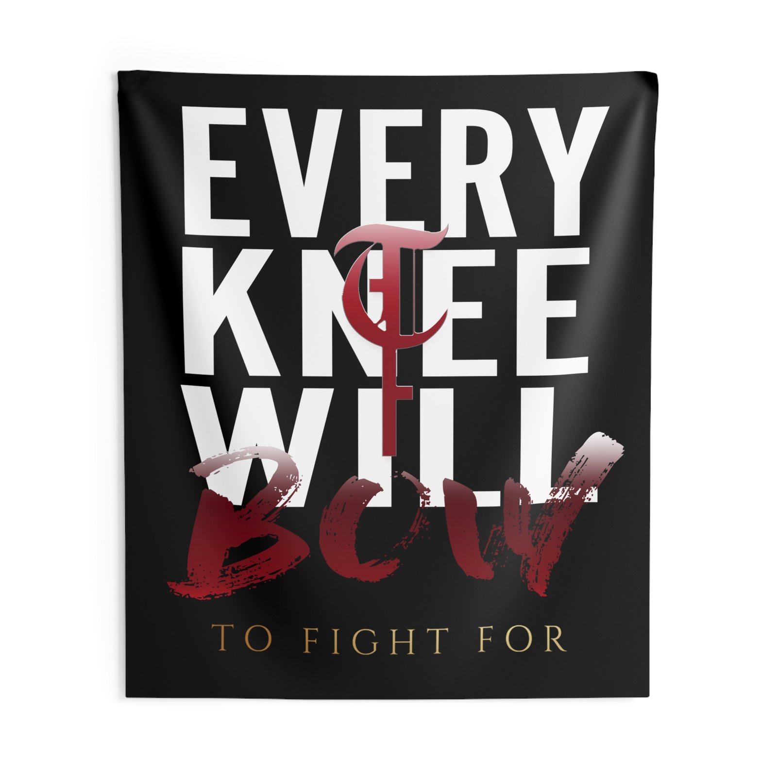 To Fight For - Every Knee Indoor Wall Tapestries - Image 4