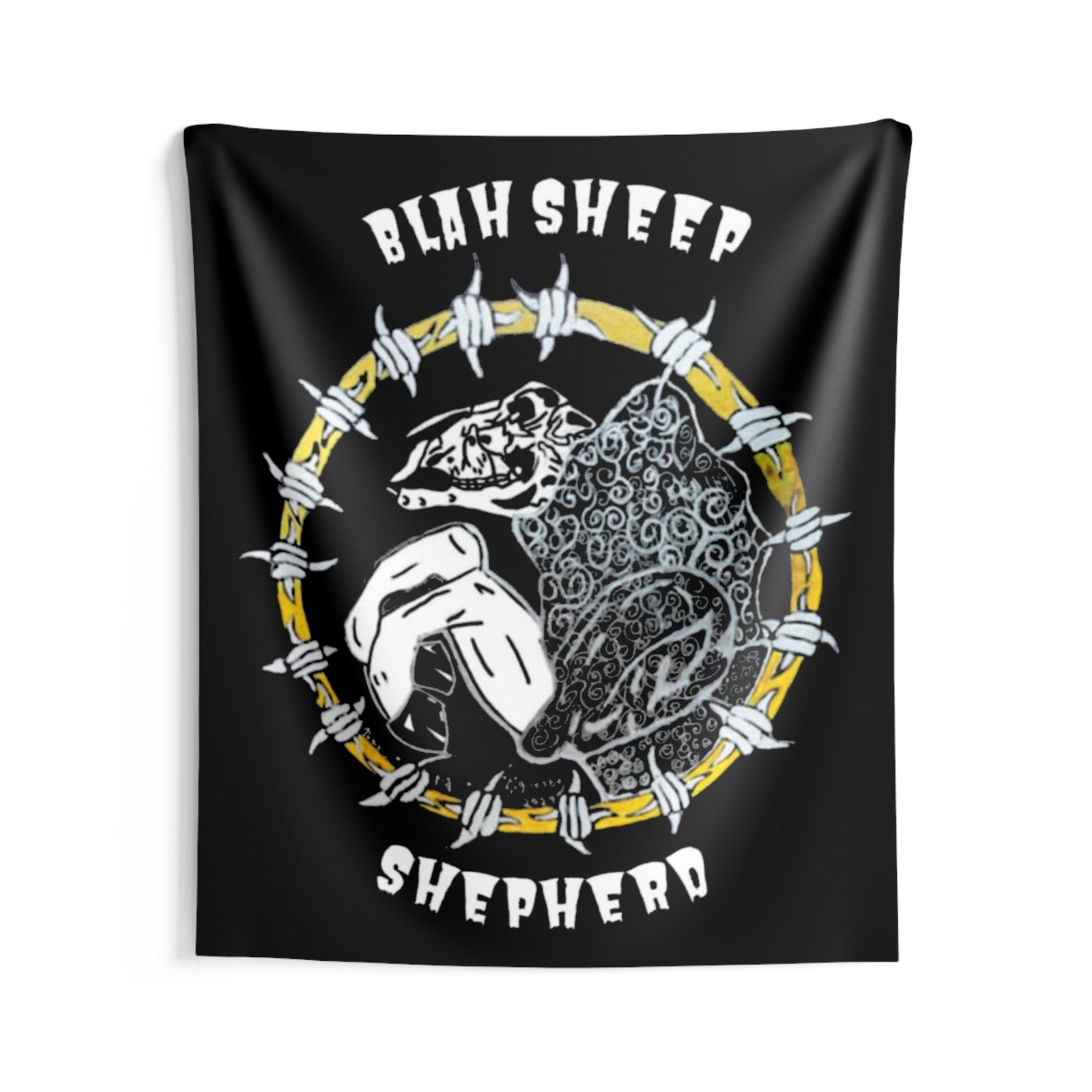 BlahSheepShepherd Indoor Wall Tapestries