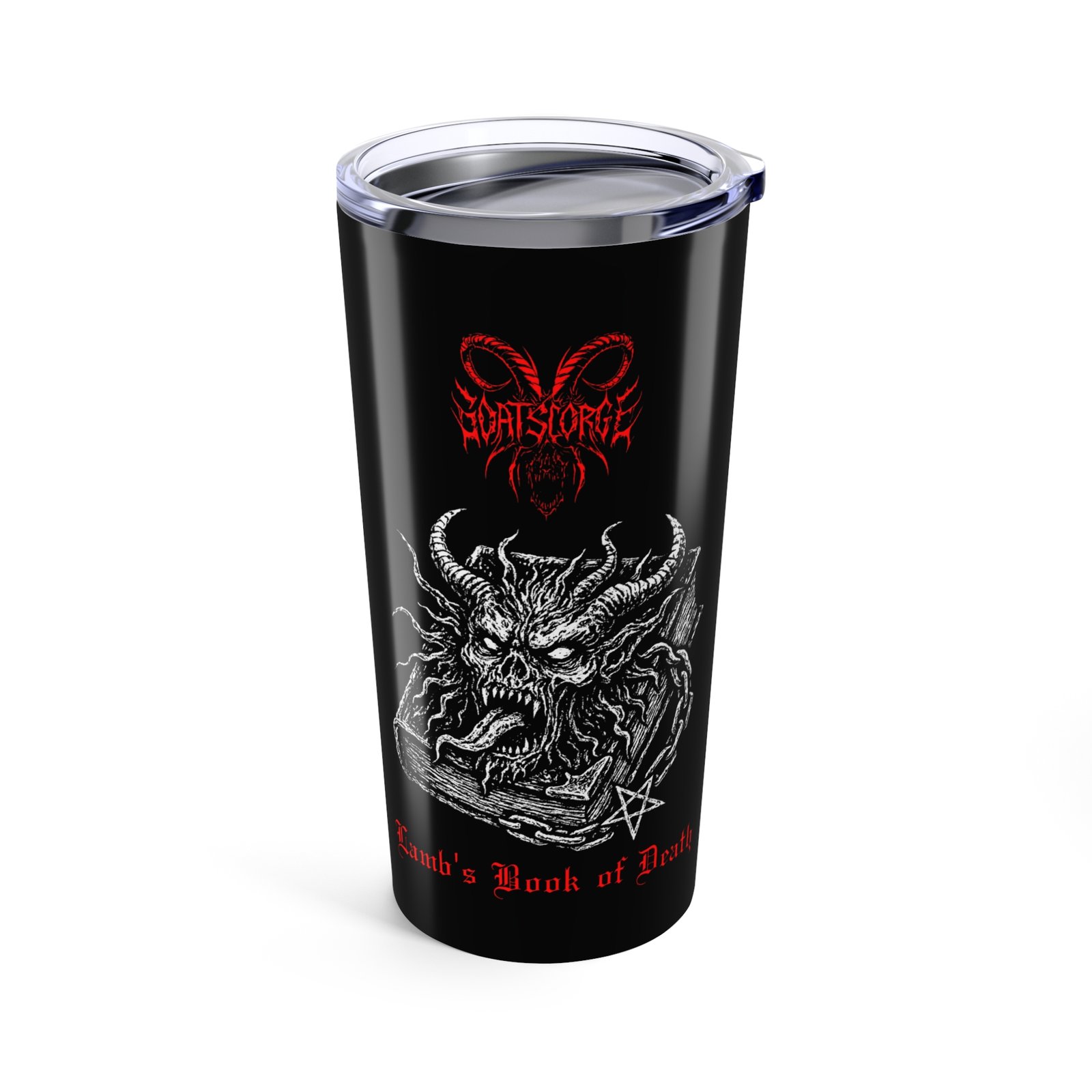 Goatscorge - Lamb's Book Of Death 20oz Stainless Steel Tumbler