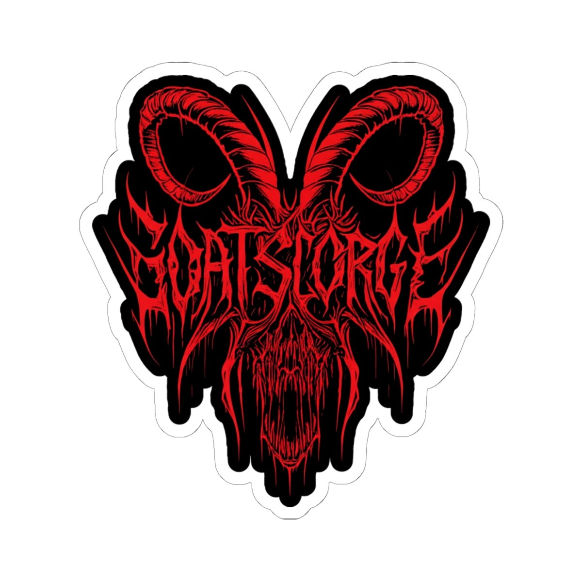 Goatscorge New Logo 2025 Die Cut Stickers - Image 2