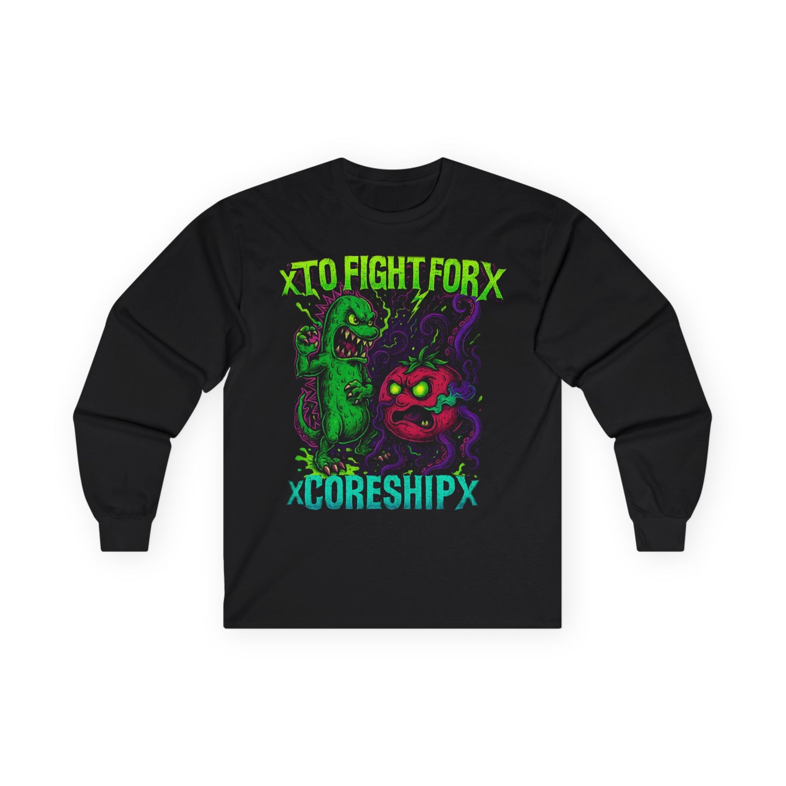 To Fight For - xCORESHIPx Veggies Long Sleeve T-shirt