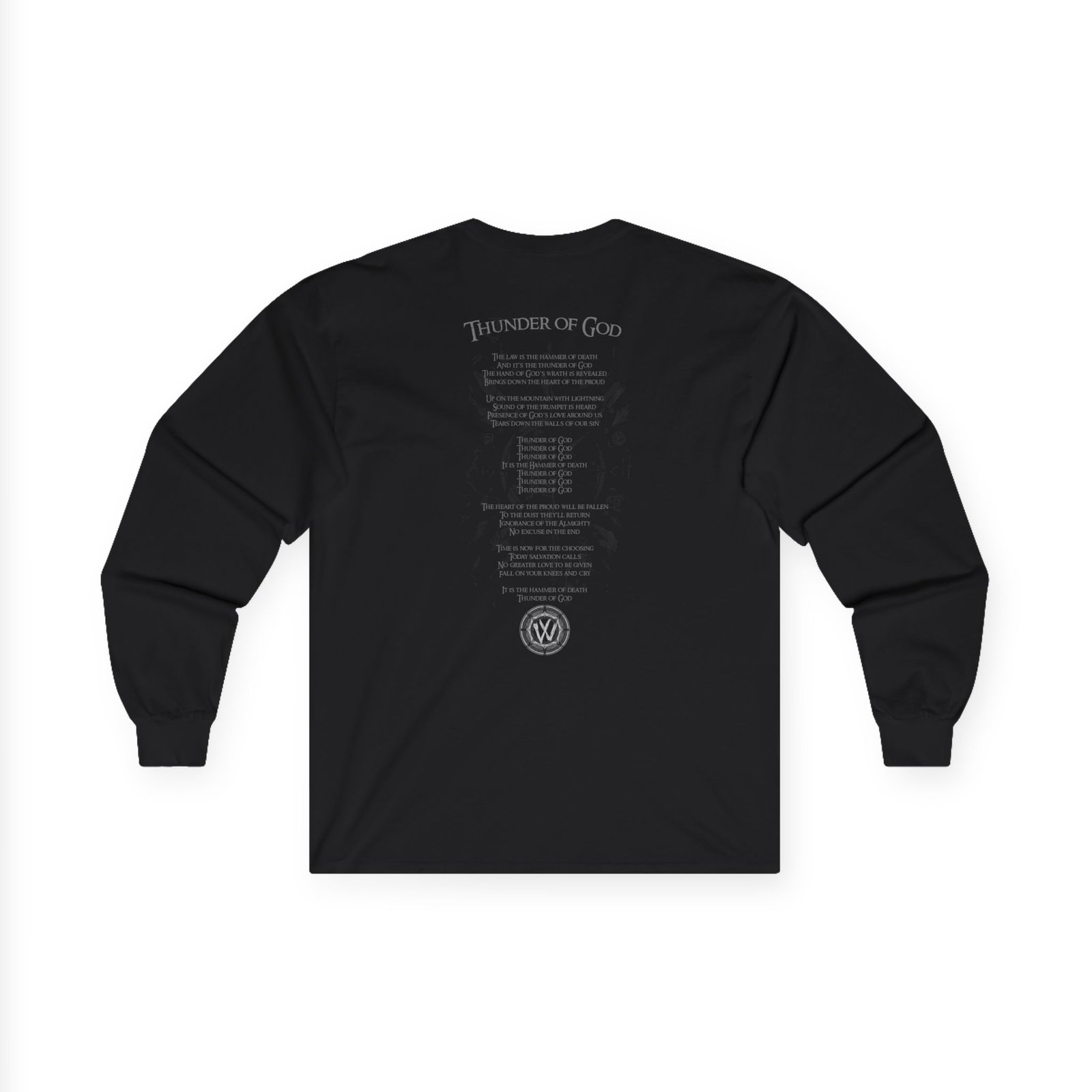 We Are Resolute - Thunder Of God Long Sleeve Tshirt (2-Sided) - Image 2