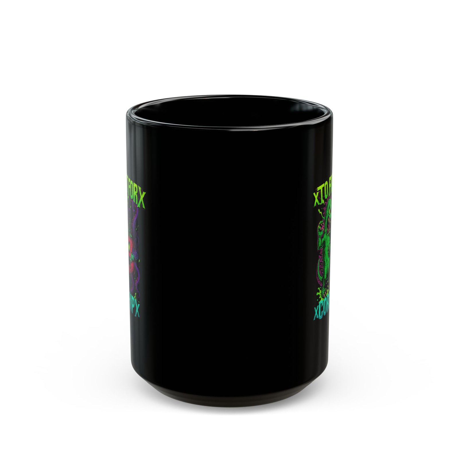 To Fight For - xCORESHIPx Veggies Black Mugs (11oz, 15oz) - Image 5