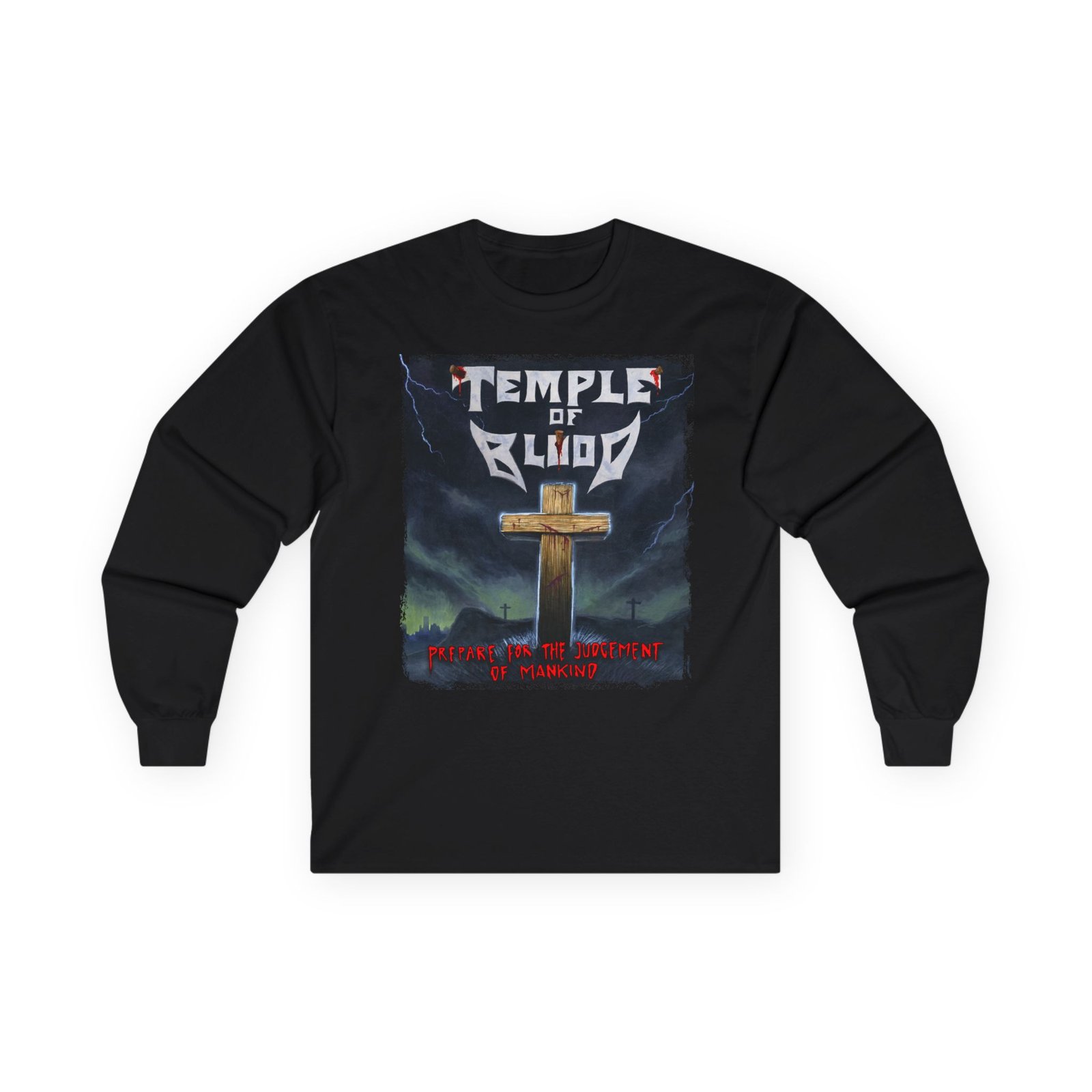 Temple Of Blood - Prepare For The Judgment Long Sleeve Tshirt