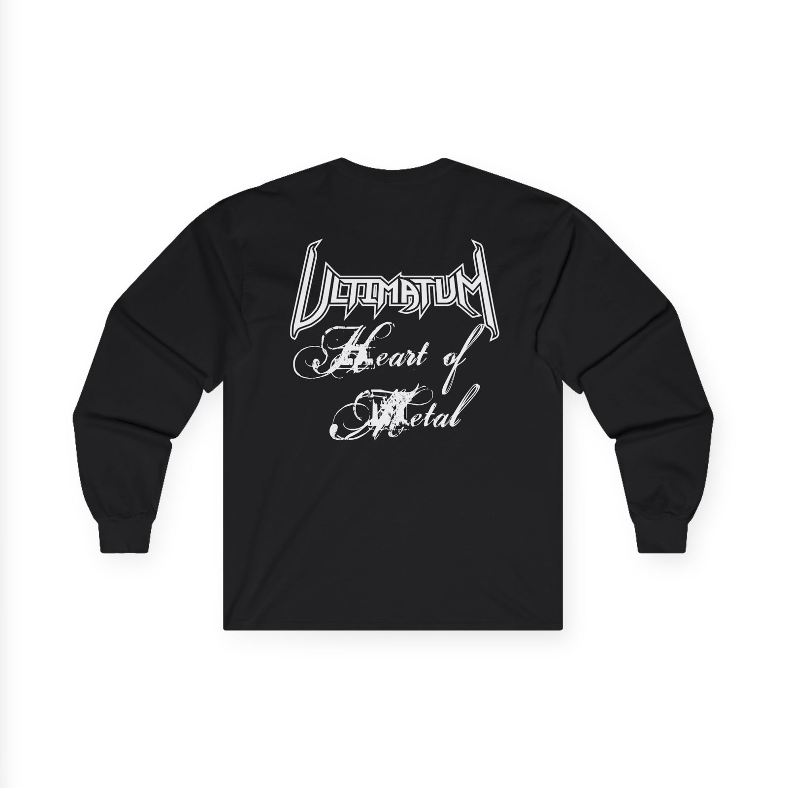 Ultimatum - Heart Of Metal Long Sleeve Tshirt (2-Sided) - Image 2