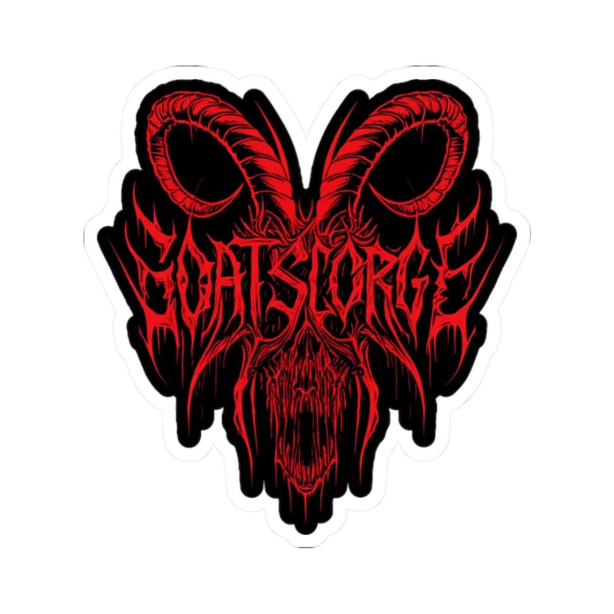 Goatscorge New Logo 2025 Die Cut Stickers - Image 4