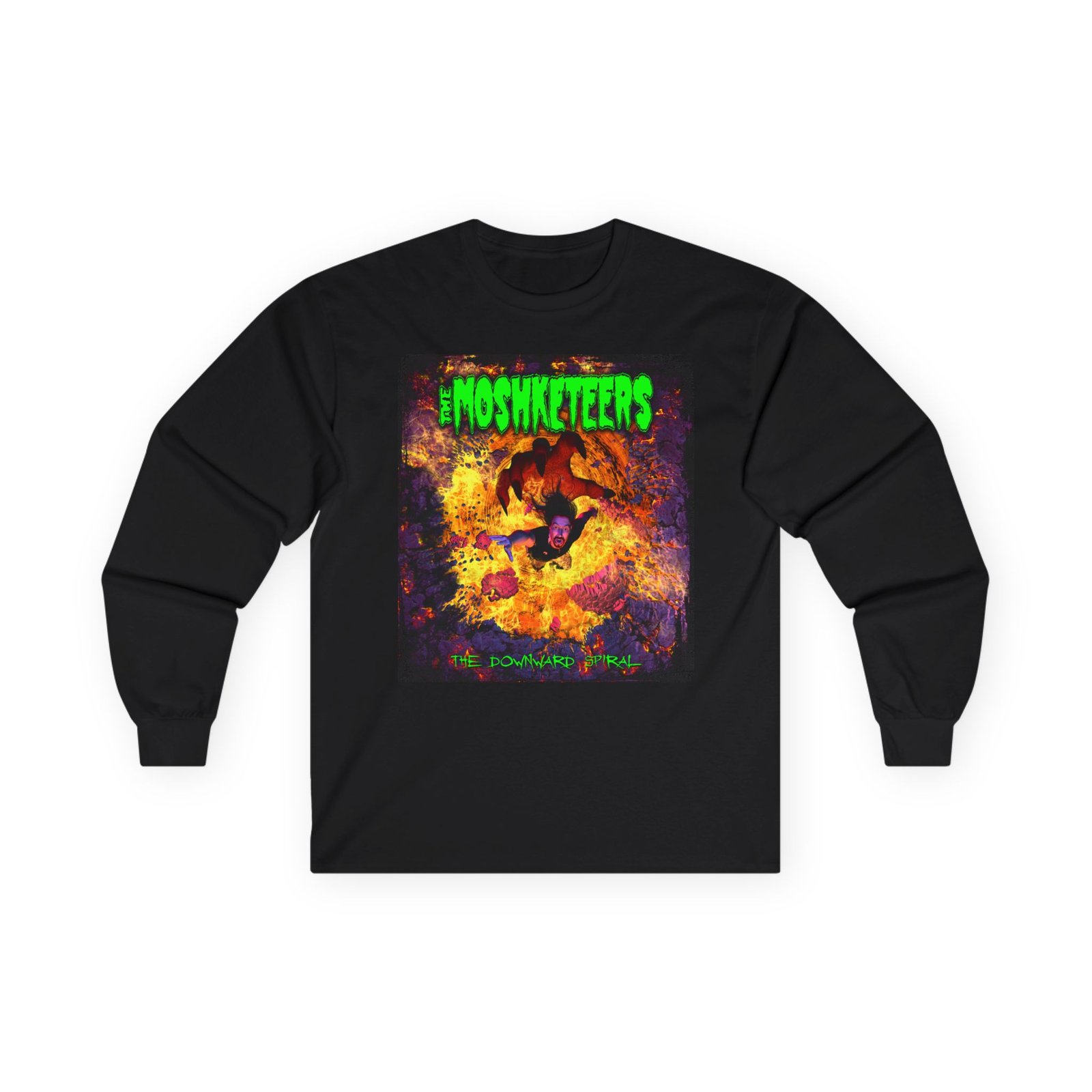 The Moshketeers - The Downward Spiral Long Sleeve Tshirt