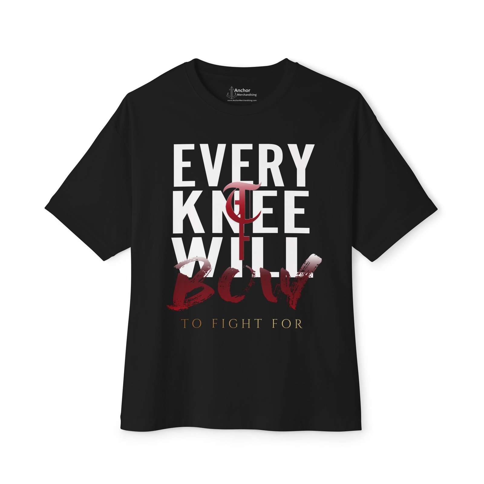 To Fight For - Every Knee Unisex Short Sleeve Boxy T-Shirt 3010