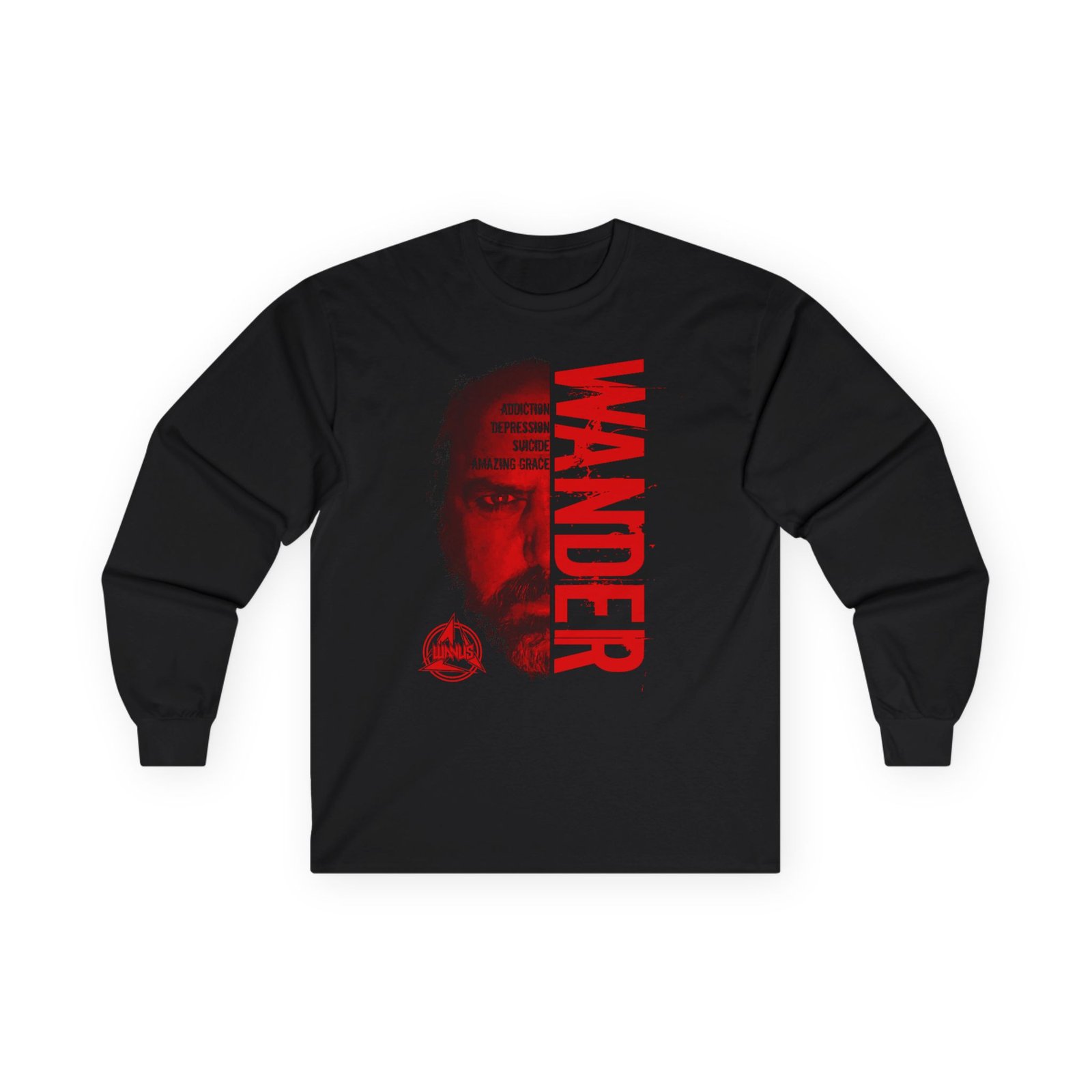 Wanus - Wander Red Long Sleeve Tshirt