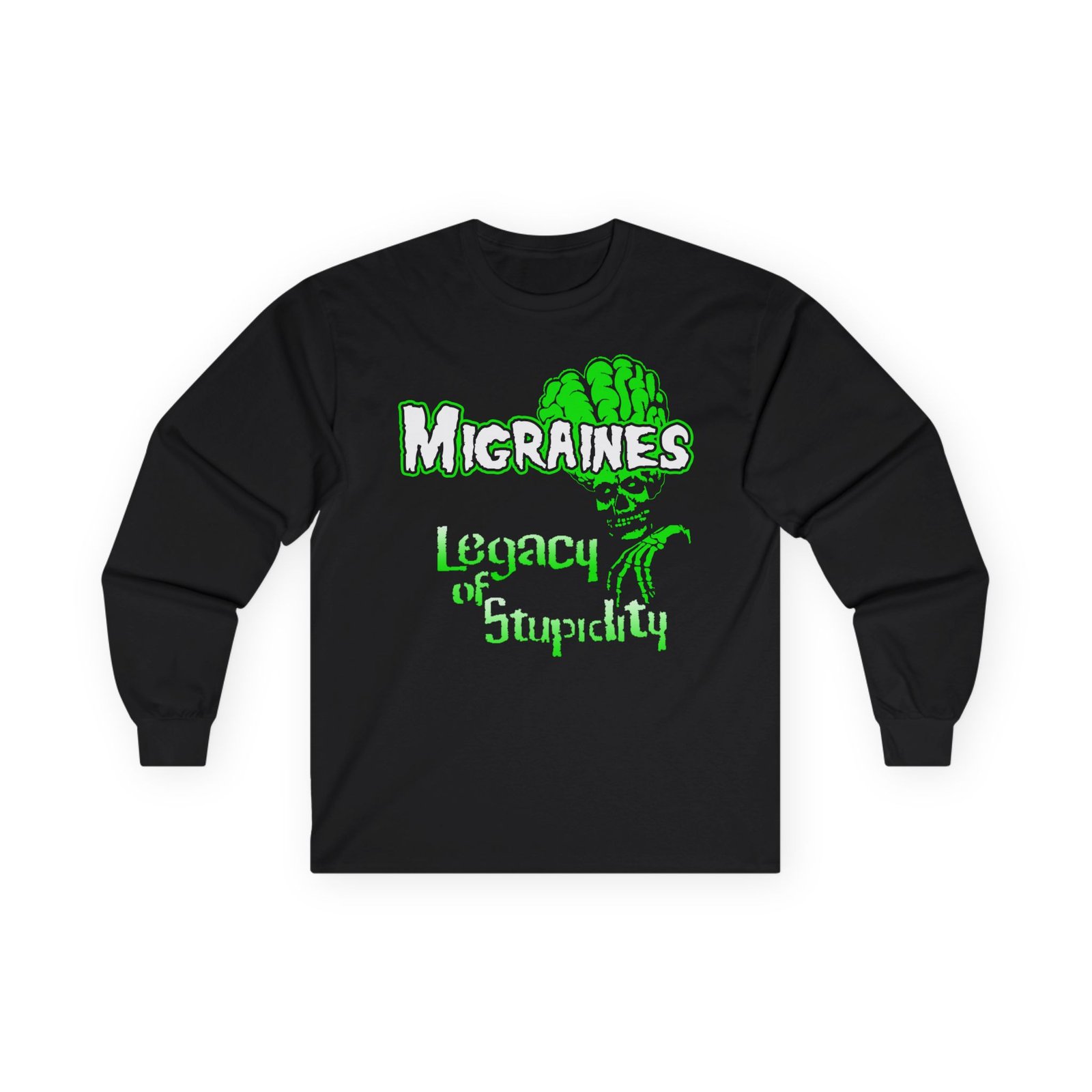 The Migraines - Misfits Parody Long Sleeve Tshirt