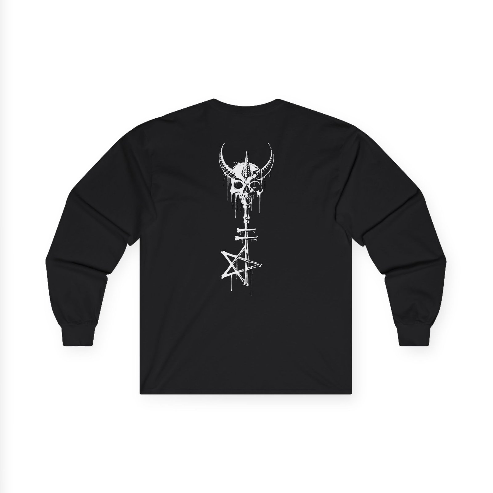 Whipkey Skull Key Logo Long Sleeve Tshirt (2-Sided)