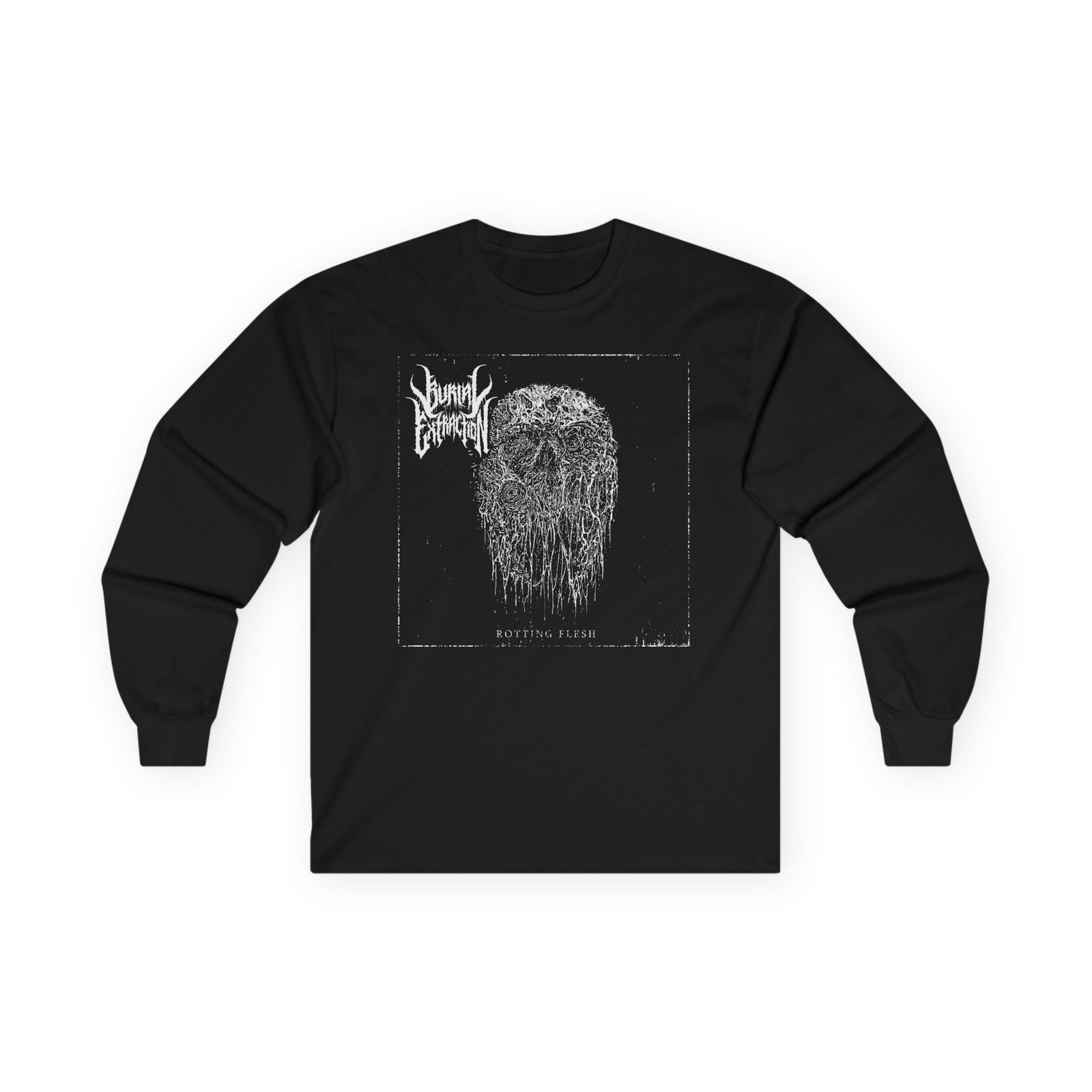 Burial Extraction - Rotting Flesh (The Charon Collective) Long Sleeve Tshirt