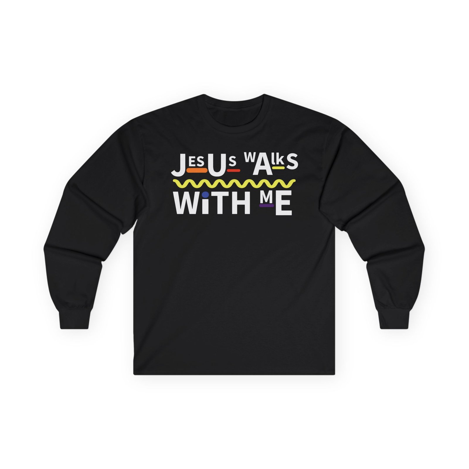Victorious - Jesus Walks With Me Long Sleeve Tshirt