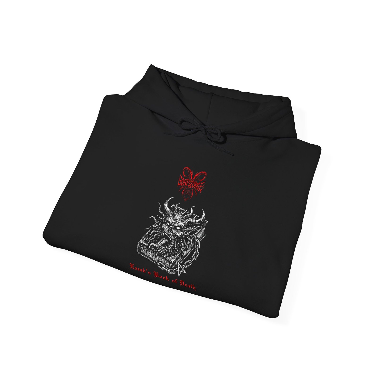 Goatscorge - Lamb's Book Of Death Pullover Hooded Sweatshirt - Image 4